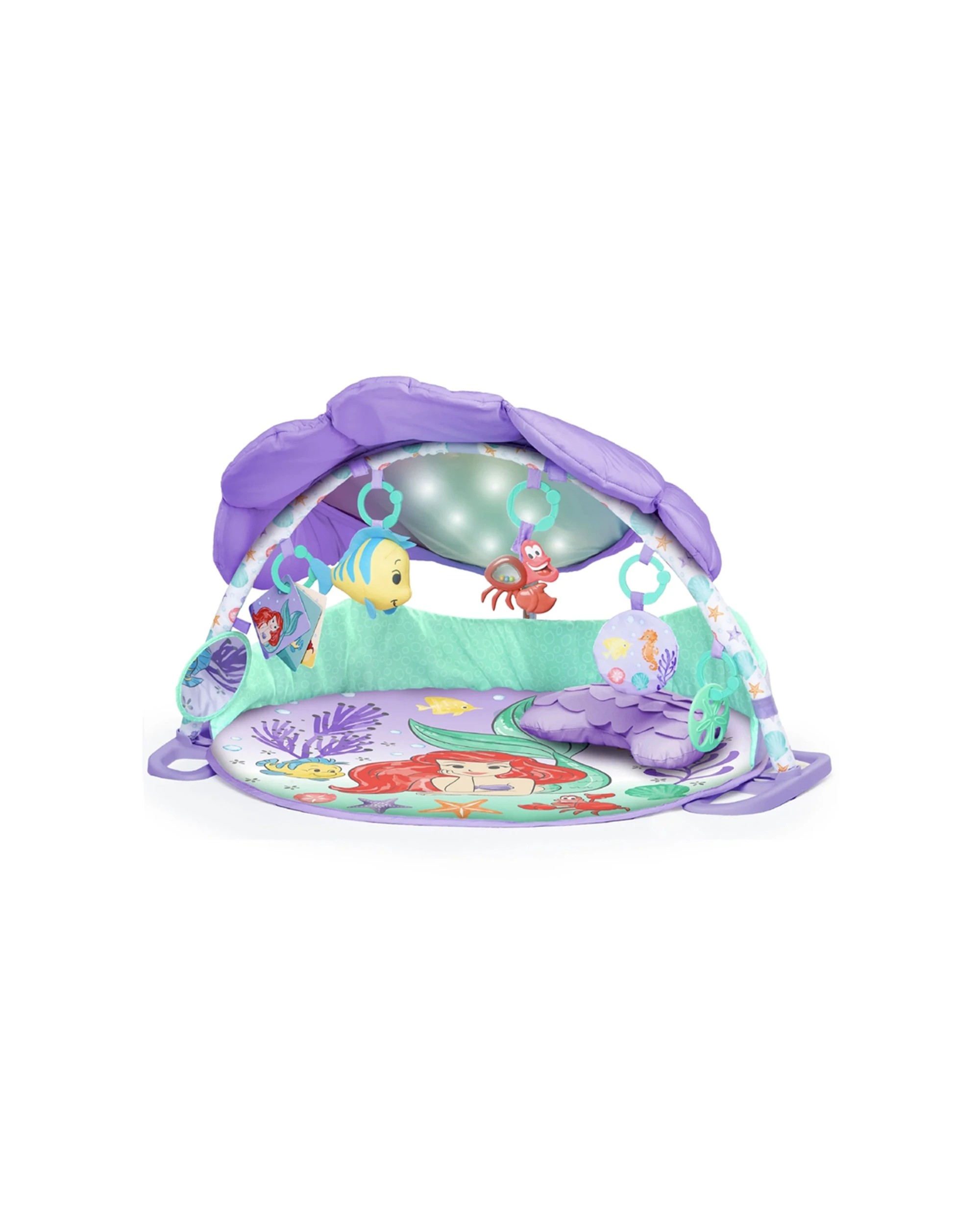 1 Bright Starts Disney Baby Little Mermaid Baby Play Mat Activity Gym 0m+
 - Purple, 1 of 7