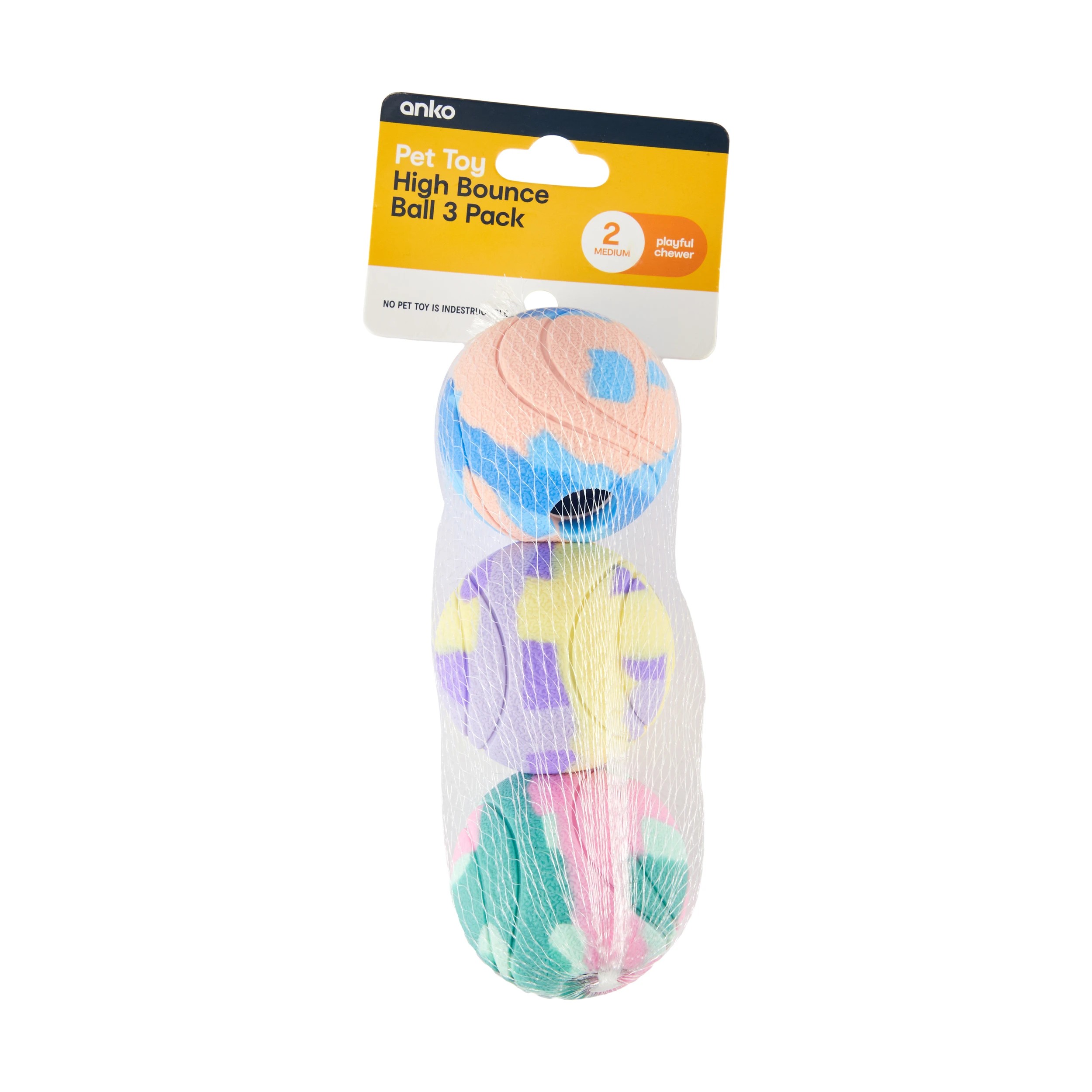 7 3 Pack Pet Toy High Bounce Balls, 7 of 7