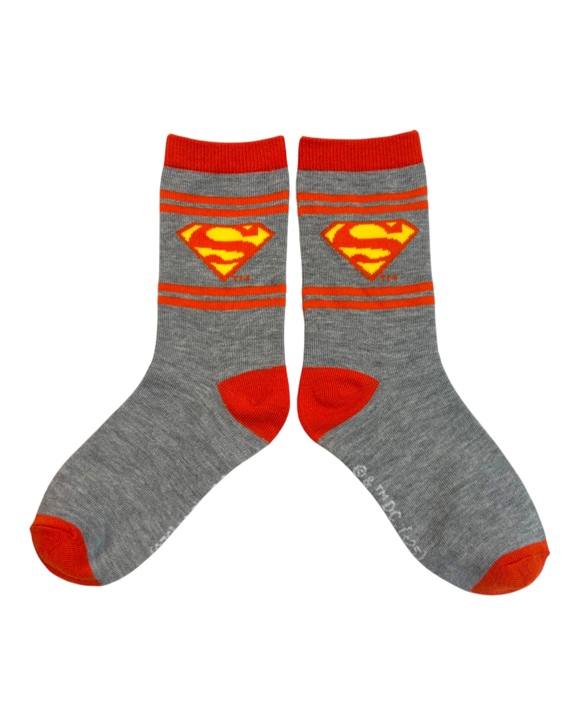 3 Warner Bros Superman Crew Kids Sock 4 Pack Asst. Size - 9-12, 3 of 5