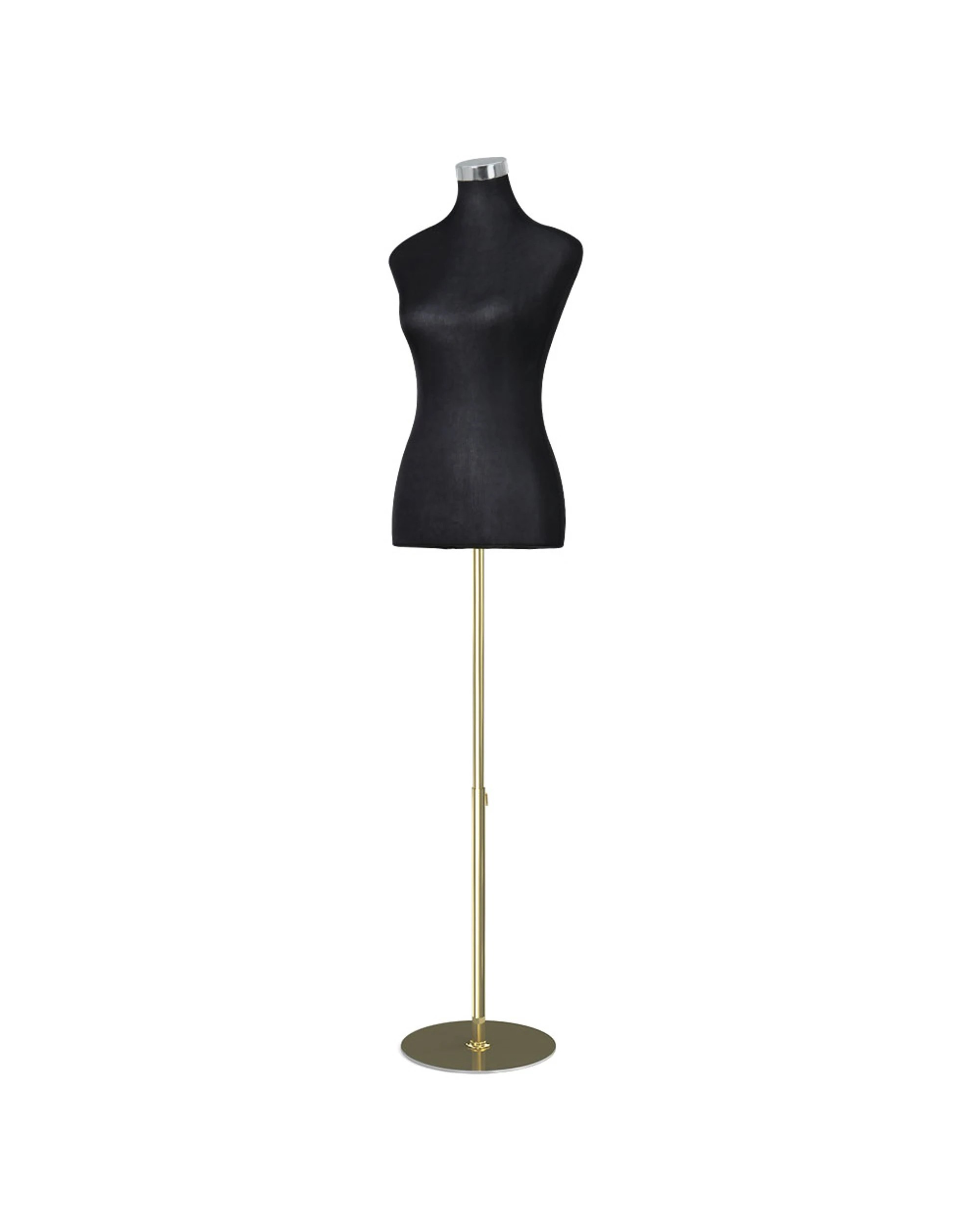 1 Embellir Female Mannequin Dummy Model Dressmaker Clothes Display Torso Tailor - Black, 1 of 7