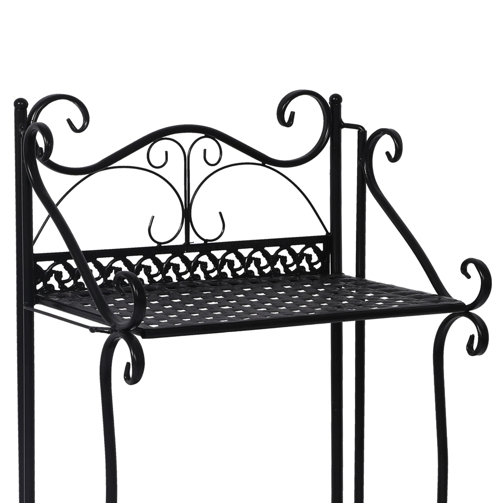 4 Levede 3 Tiers Plant Stand - Black, 4 of 6