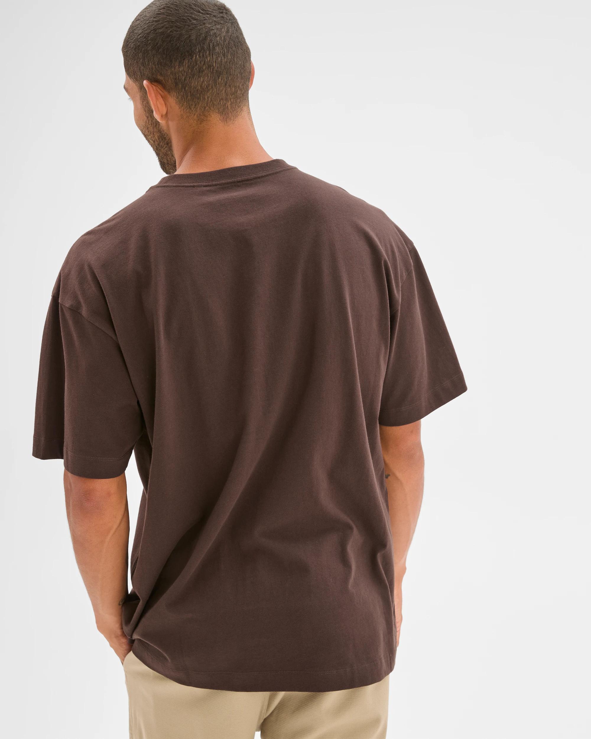 6 Target Australian Cotton Oversized T-Shirt CHOCOLATE, 6 of 6