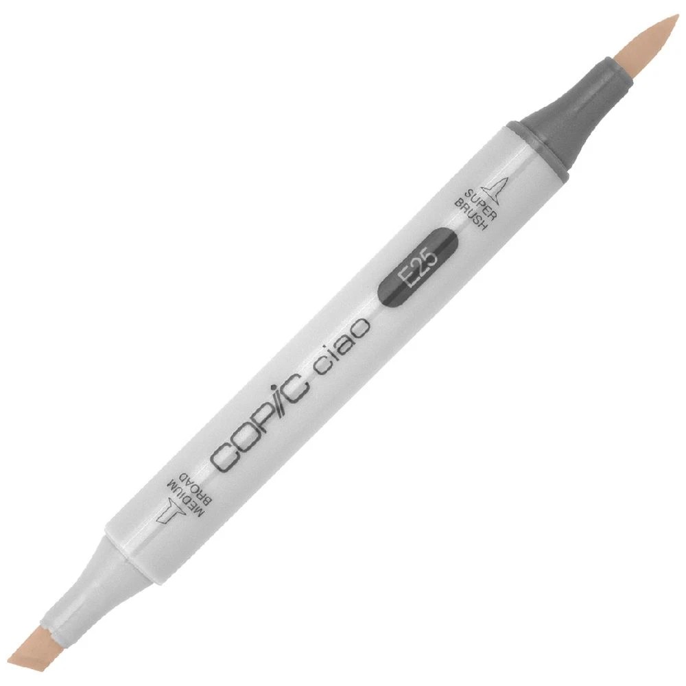 1 Copic Ciao Dual Nib Marker E25 Caribe Cocoa, 1 of 3