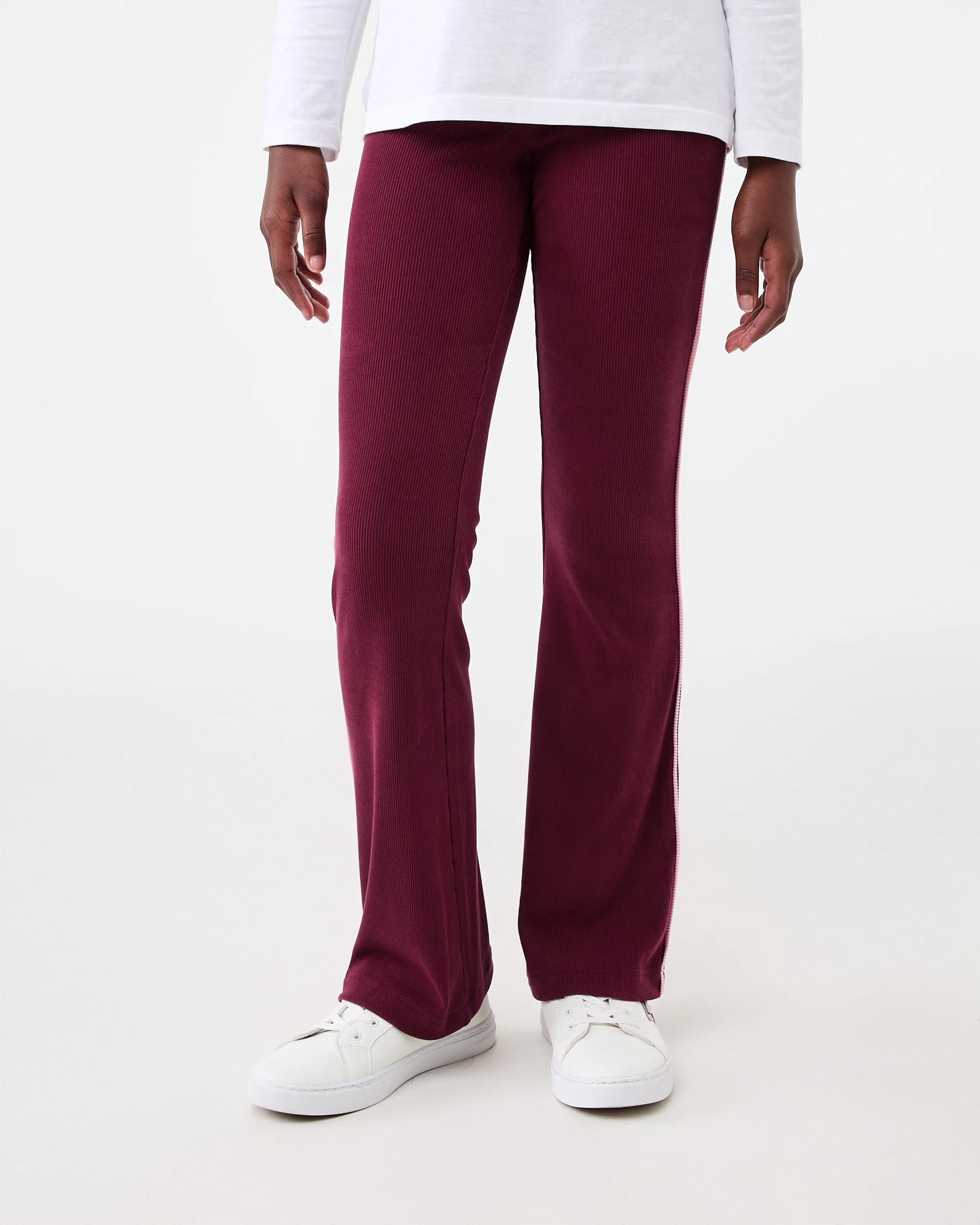 1 Contrast Rib Flare Leggings Windsor Wn, 1 of 5