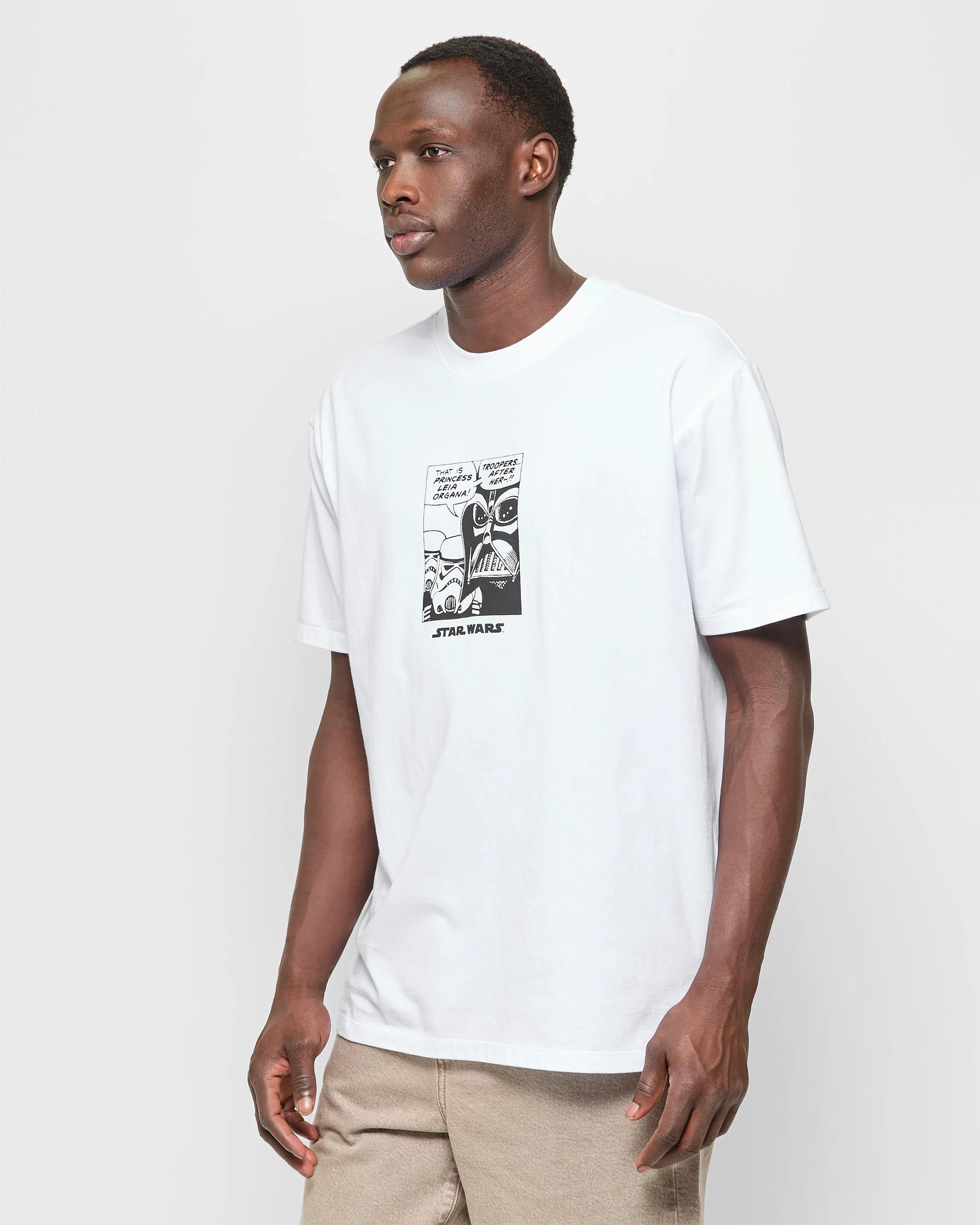 3 Licensed Australian Cotton Star Wars Comic T-shirt WHITE, 3 of 6