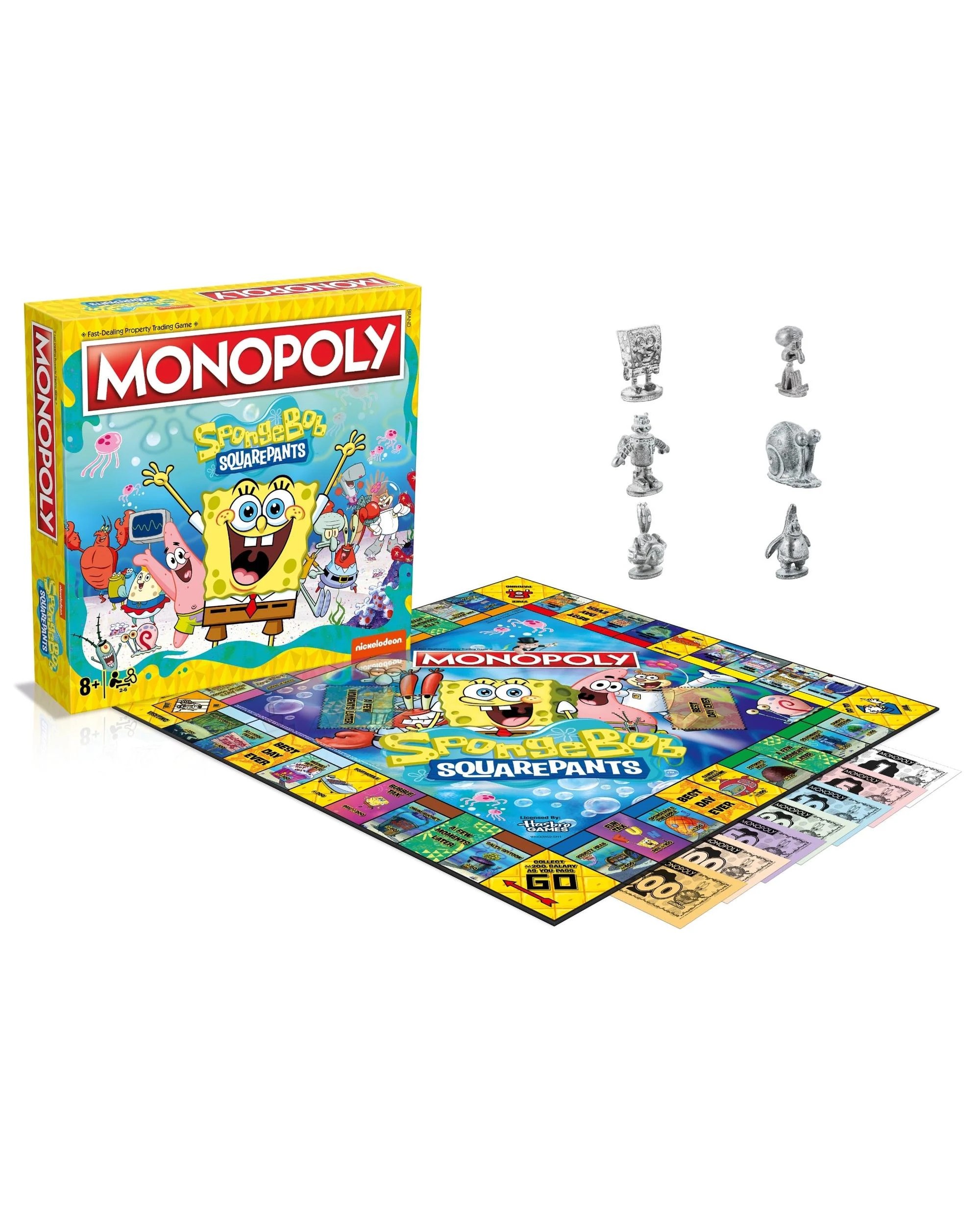 2 Monopoly: Spongebob Squarepants Edition Board Game, 2 of 5
