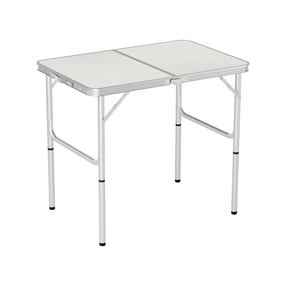 1 Weisshorn Folding Camping Table 90CM Adjustable Portable Outdoor Picnic Desk - Multi, 1 of 7