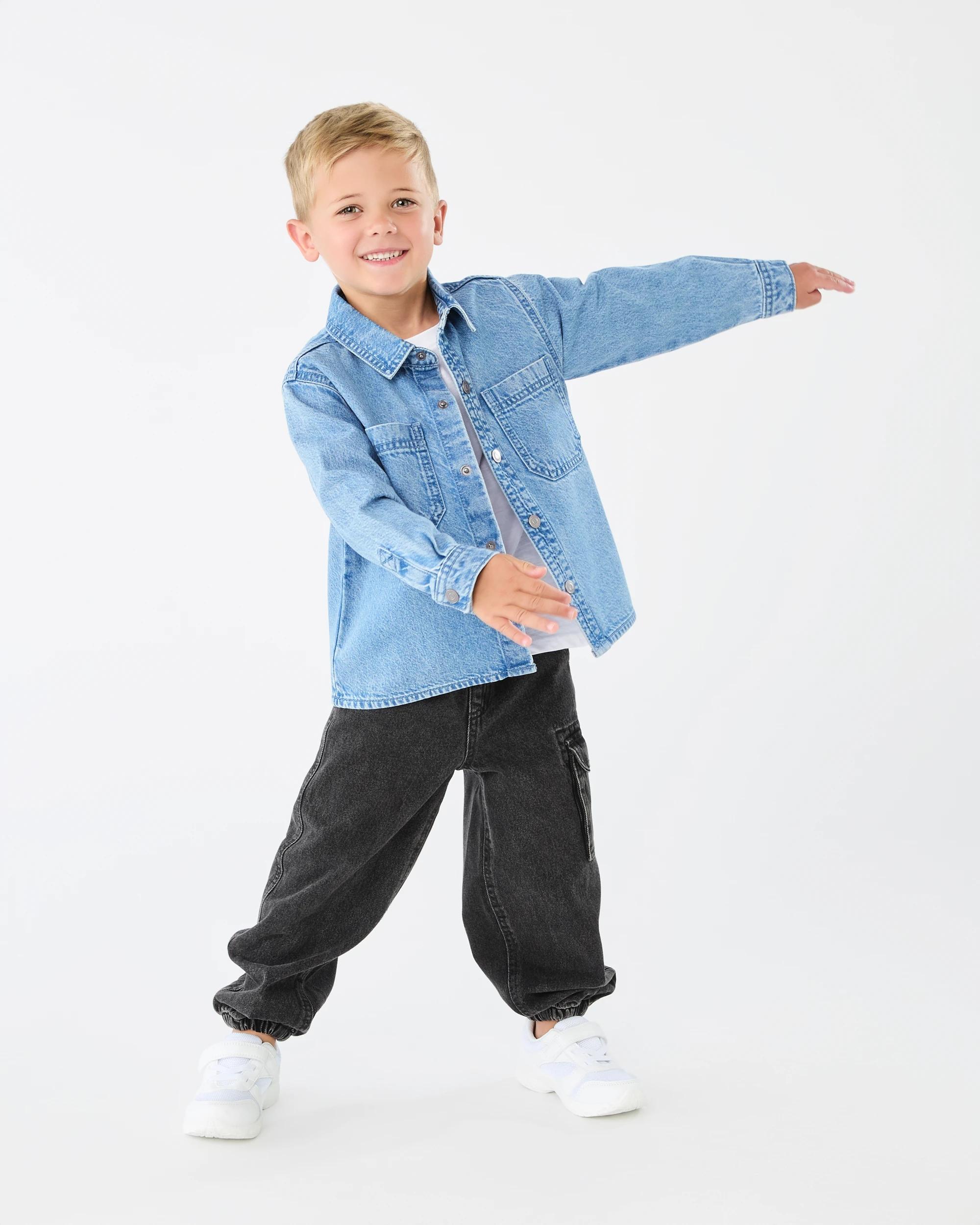 7 Denim Shacket Mid Wash, 7 of 8