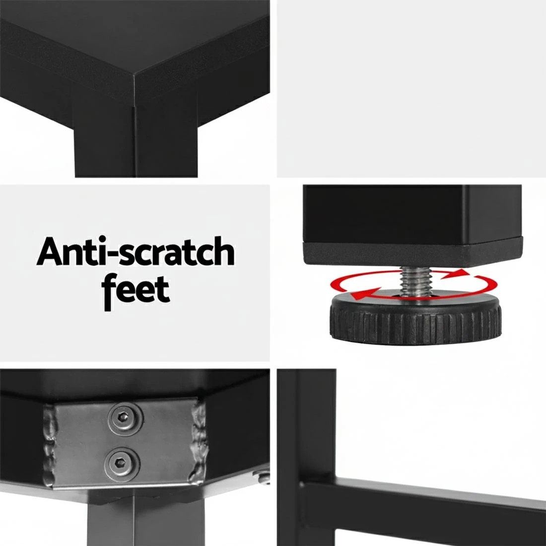 6 Artiss Computer Desk Home Office Study Table  120CM - Black, 6 of 6