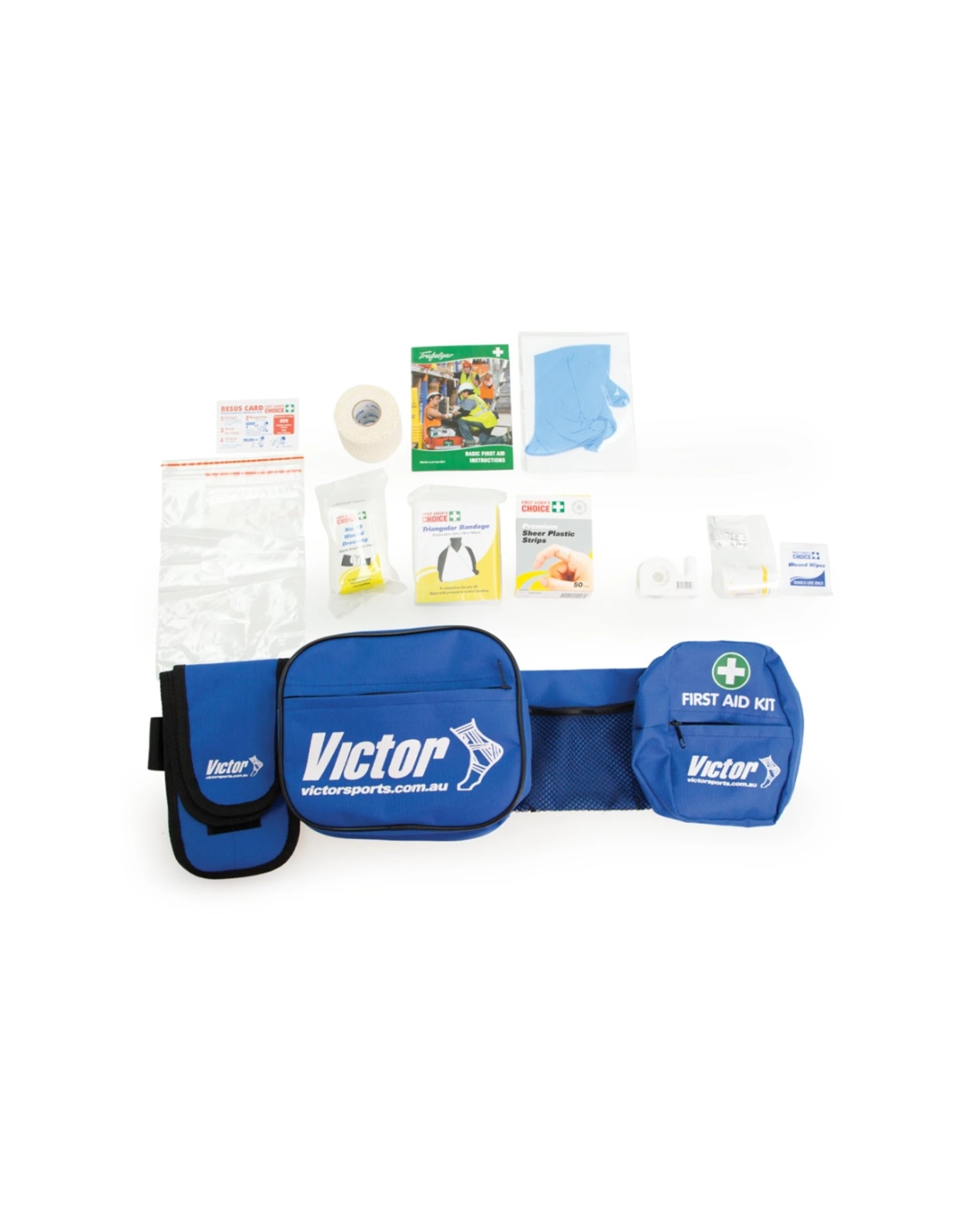 2 Victor Sports Victor First Aid Bum Bag With Buckle Kit Portable Emergency - Multi, 2 of 4
