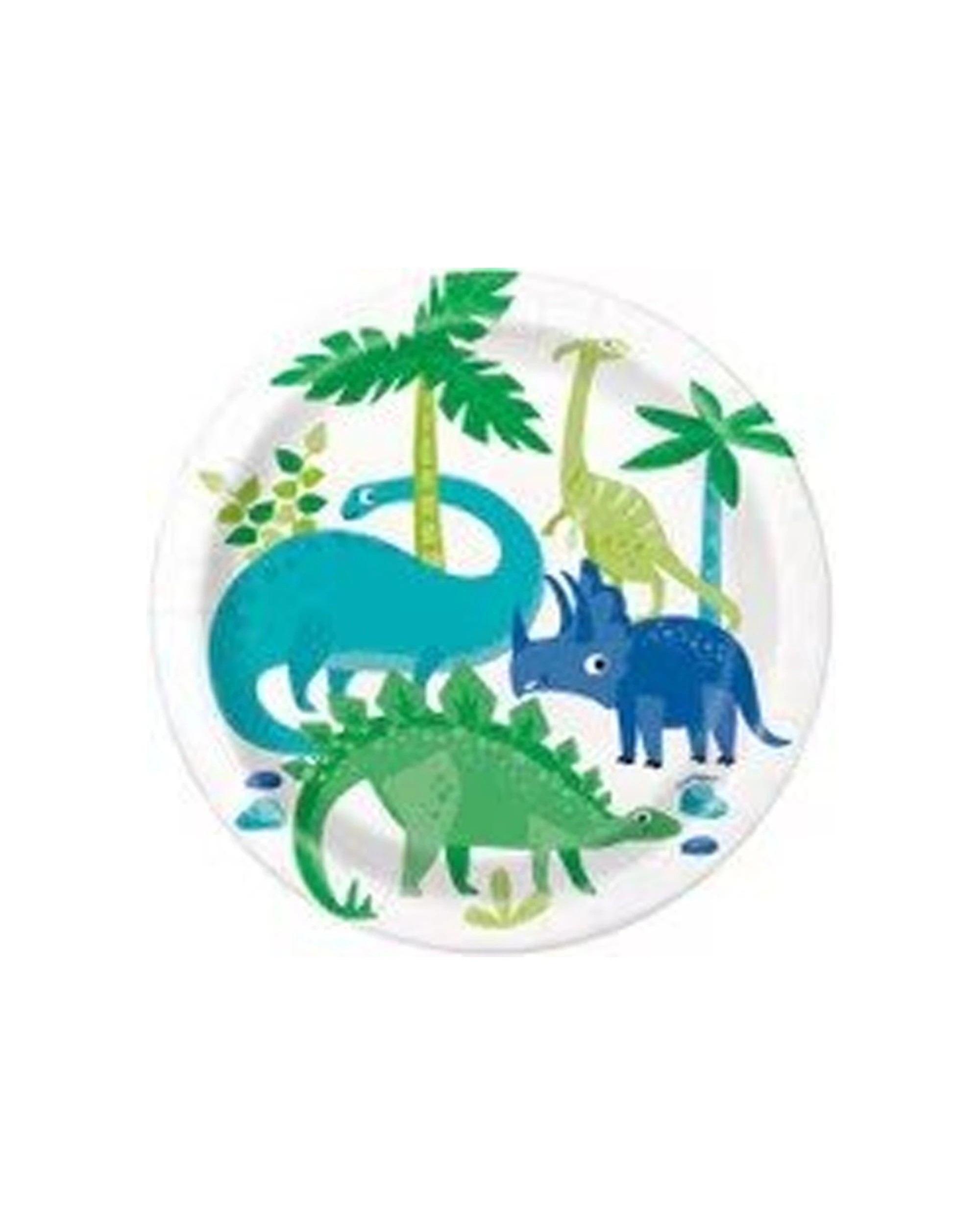 2 Unique Dinosaur Roar Small Paper Plates Pack of 8, 2 of 2