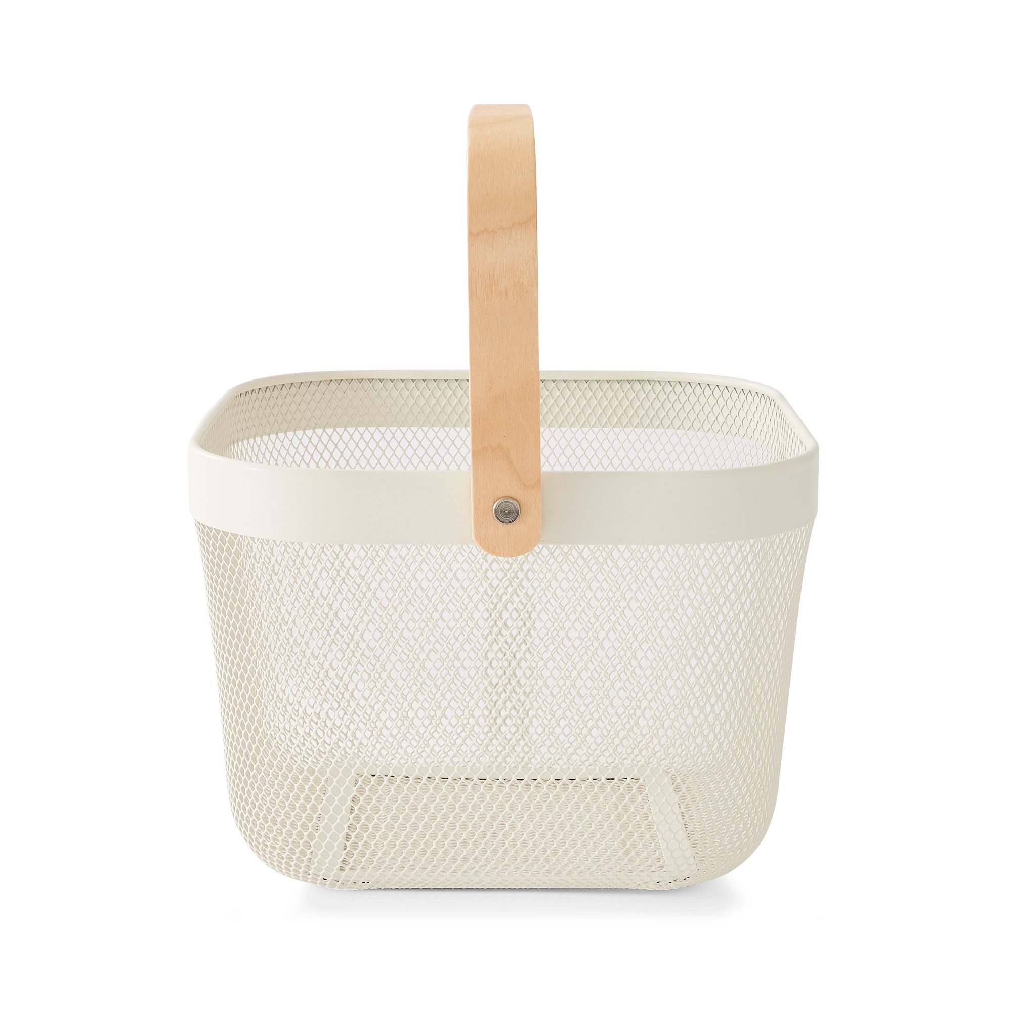 5 Off White Mesh Basket - Anko - White, 5 of 7