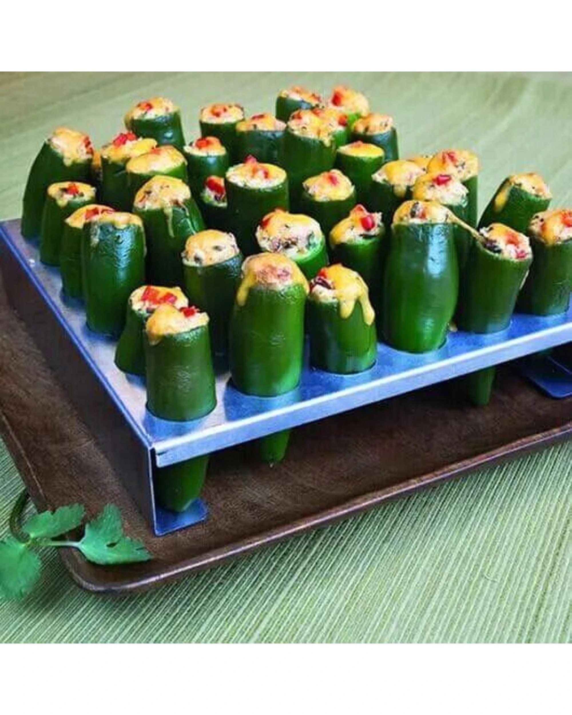 2 Flaming Coals Jalapeno Popper Tray - 36 Hole, 2 of 10