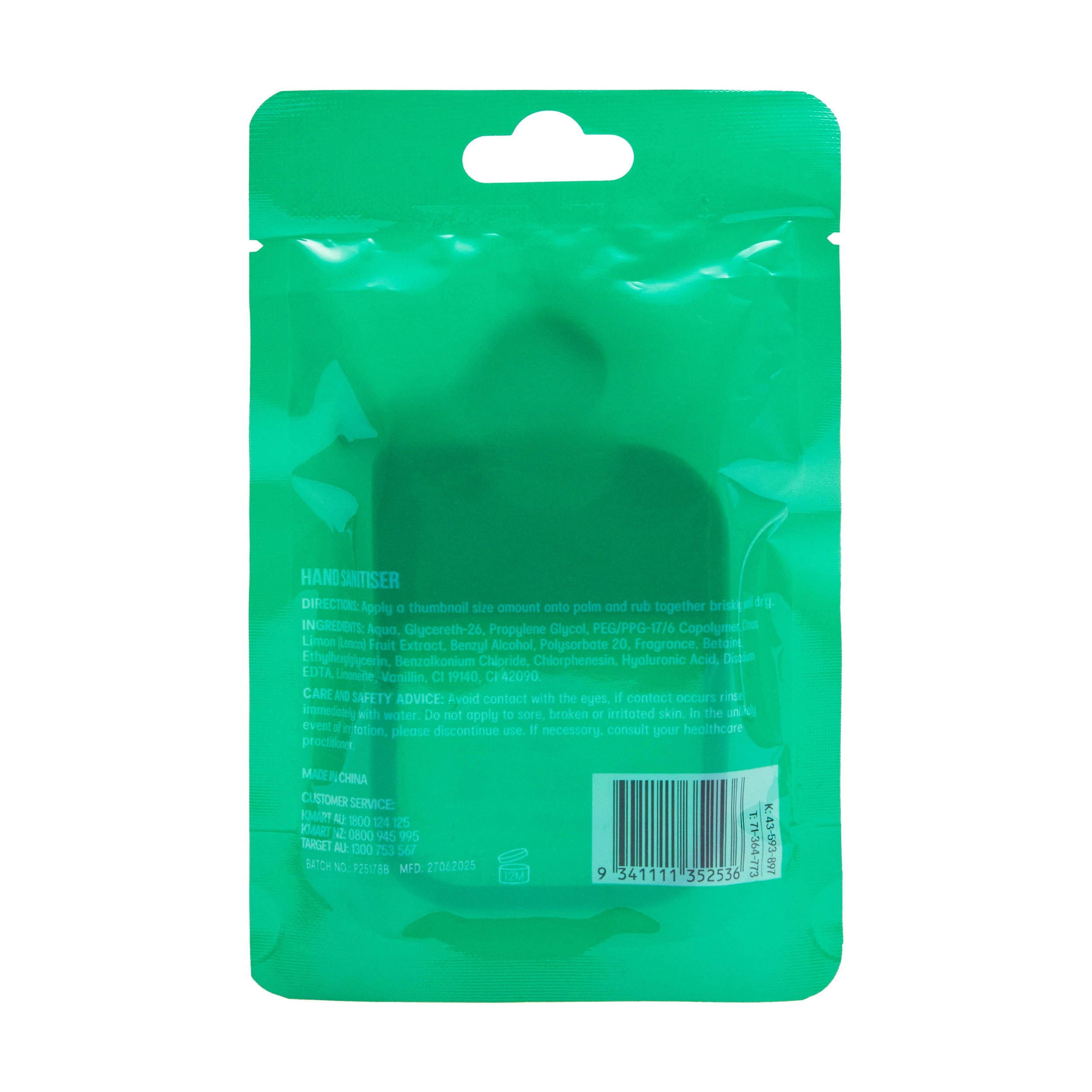 6 OXX Bodycare Hand Sanitiser 30ml - Lime Cordial Scented, 6 of 6