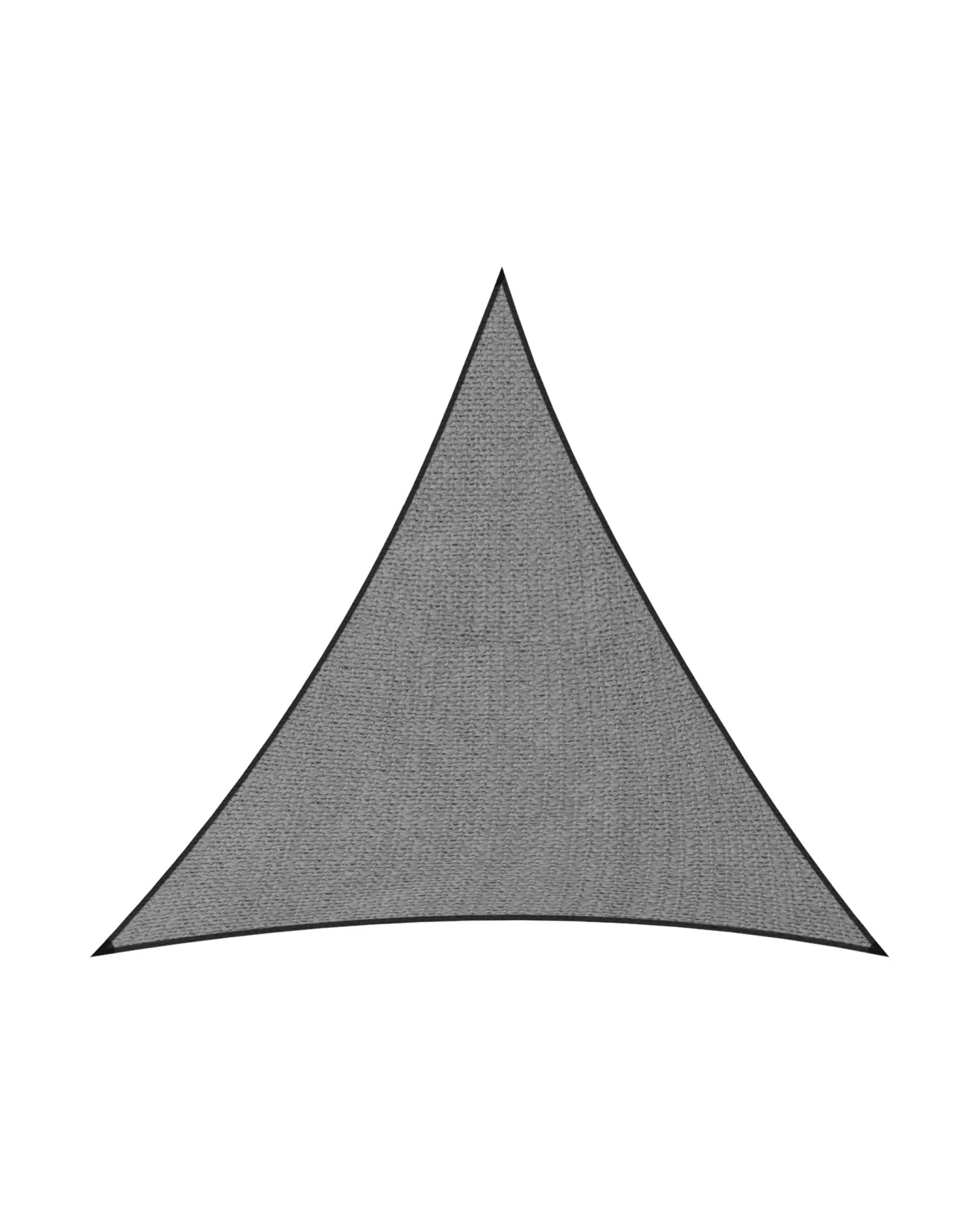 1 Wallaroo 3.6 x 3.6 x 3.6M Triangle Shade Sail - Grey, 1 of 8