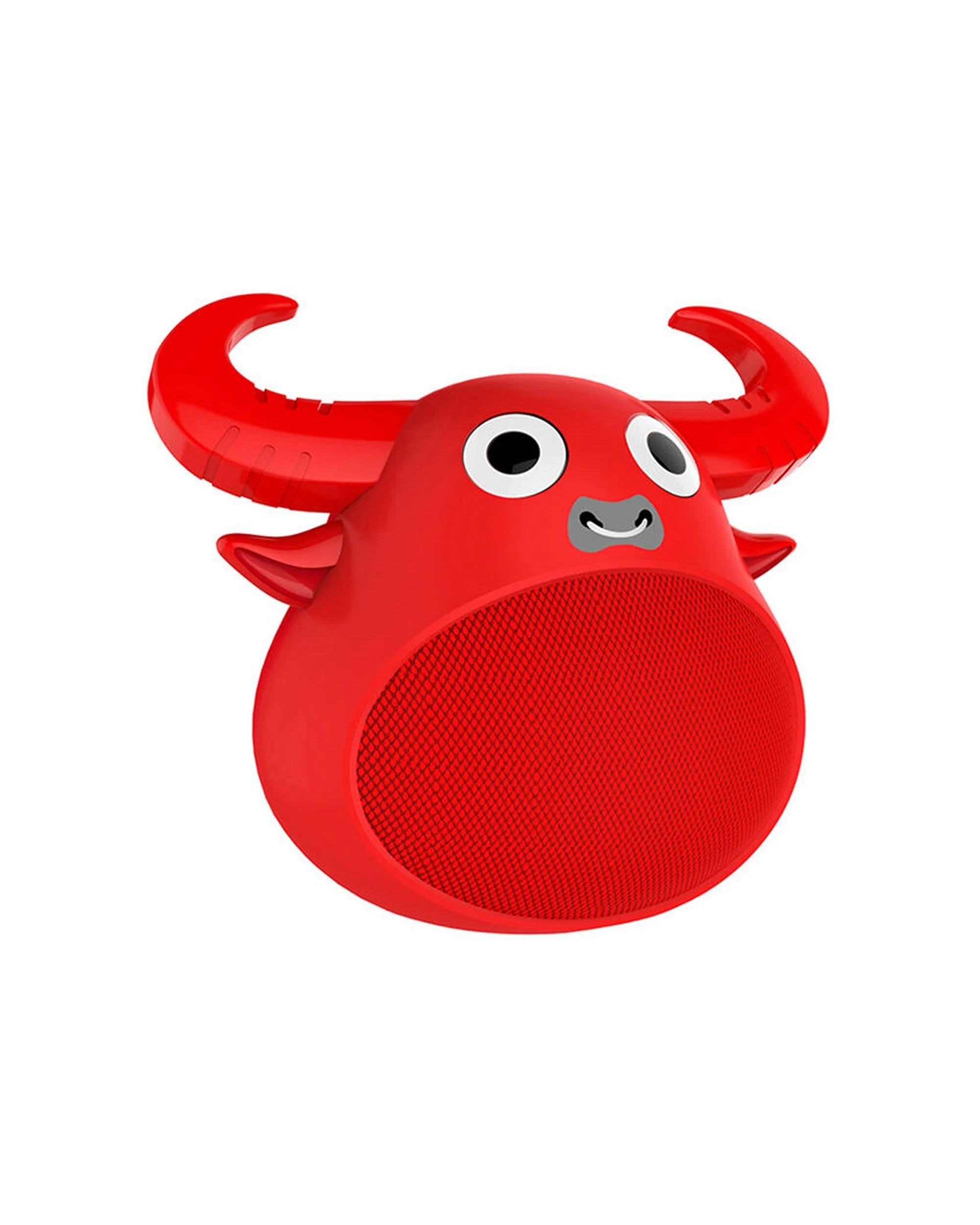 1 Fitsmart Bluetooth Wireless Animal Face Speaker Compact Portable 3W Audio - Red, 1 of 4