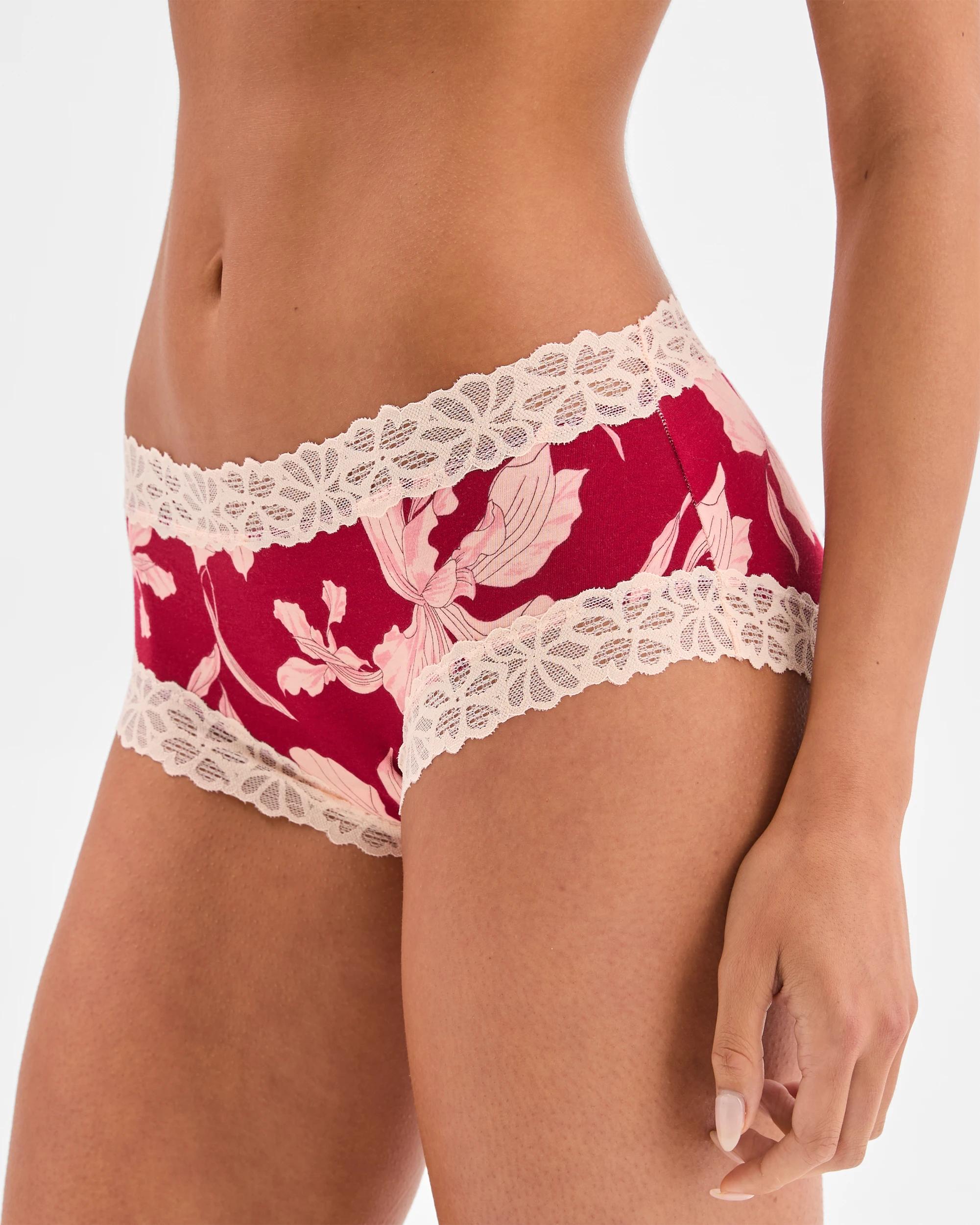 7 Bonds Bamboo Lacetail Midi Bikini Briefs SECRET GARD, 7 of 8