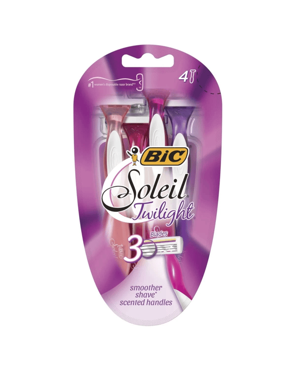 BIC 4 Pack Soleil Twilight Womens Disposable Razors