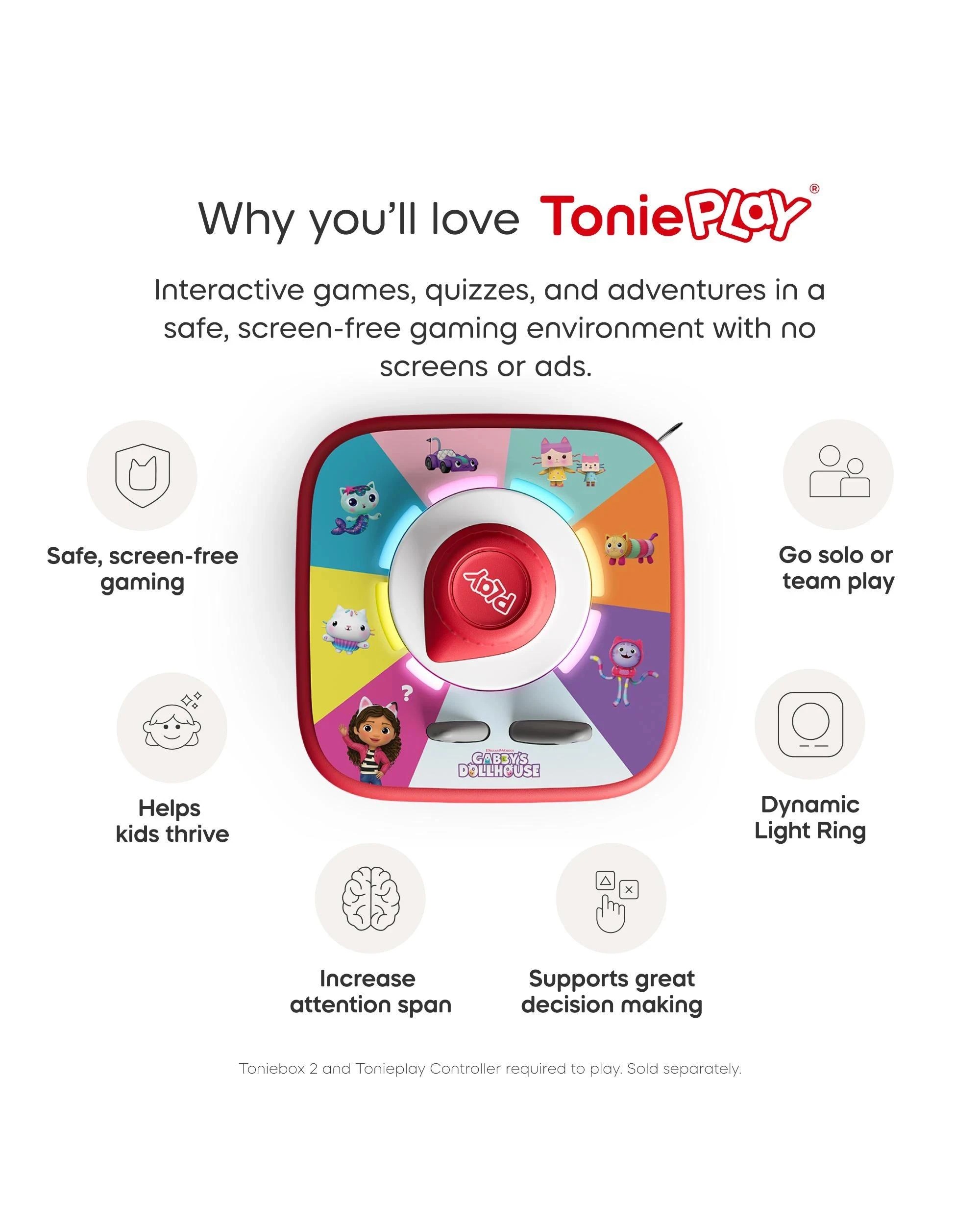 3 Tonies - Tonieplay® Gabby's Dollhouse: Gabby's Cat-tastic Scavenger Hunt - Multi, 3 of 6