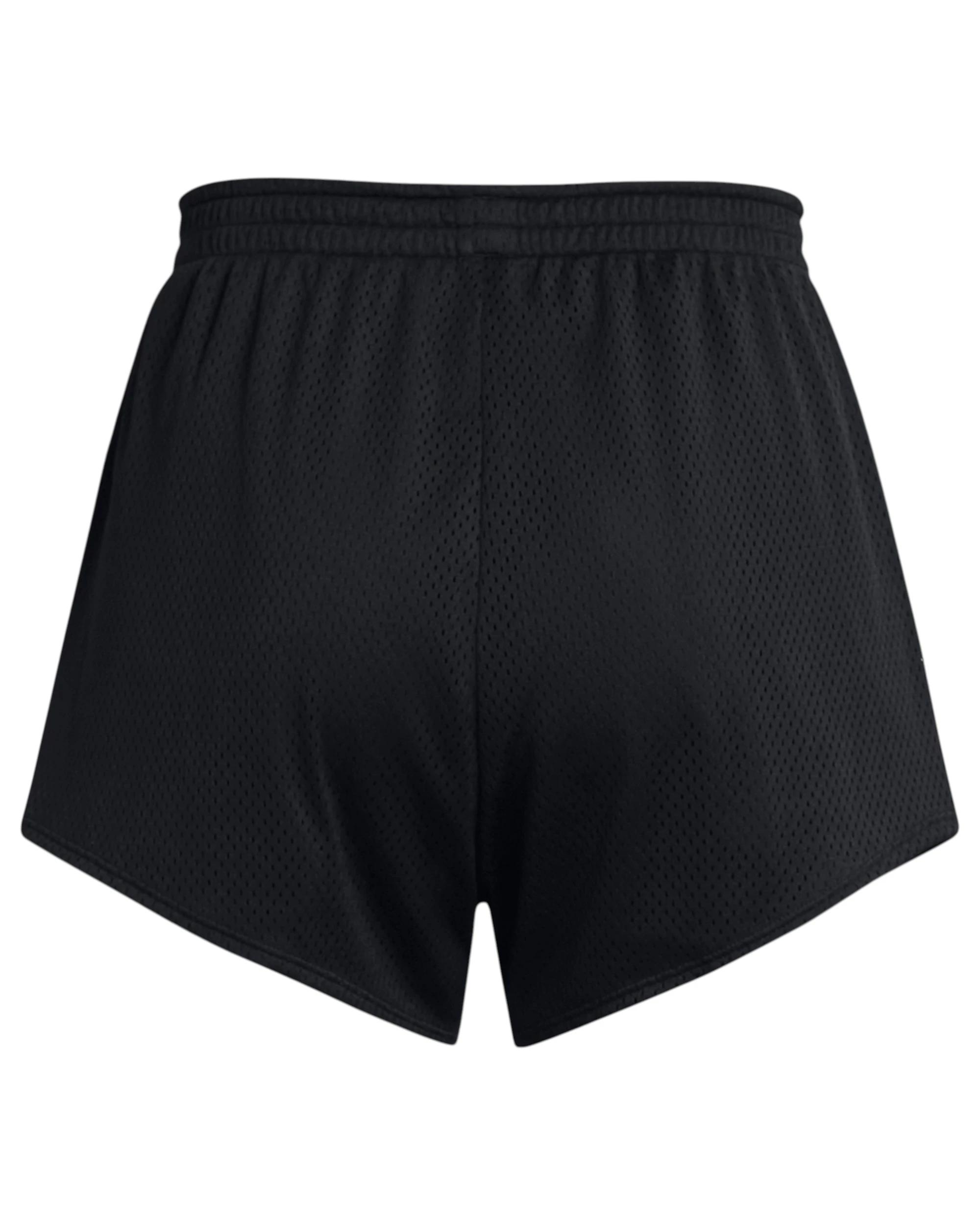 3 Under Armour Women Tech Mesh 3 Inch Black Athletic Shorts BLACK, 3 of 6