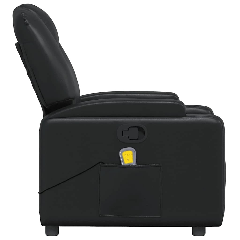 6 vidaXL massage recliner chair Reclining Mechanism - Black, 6 of 9