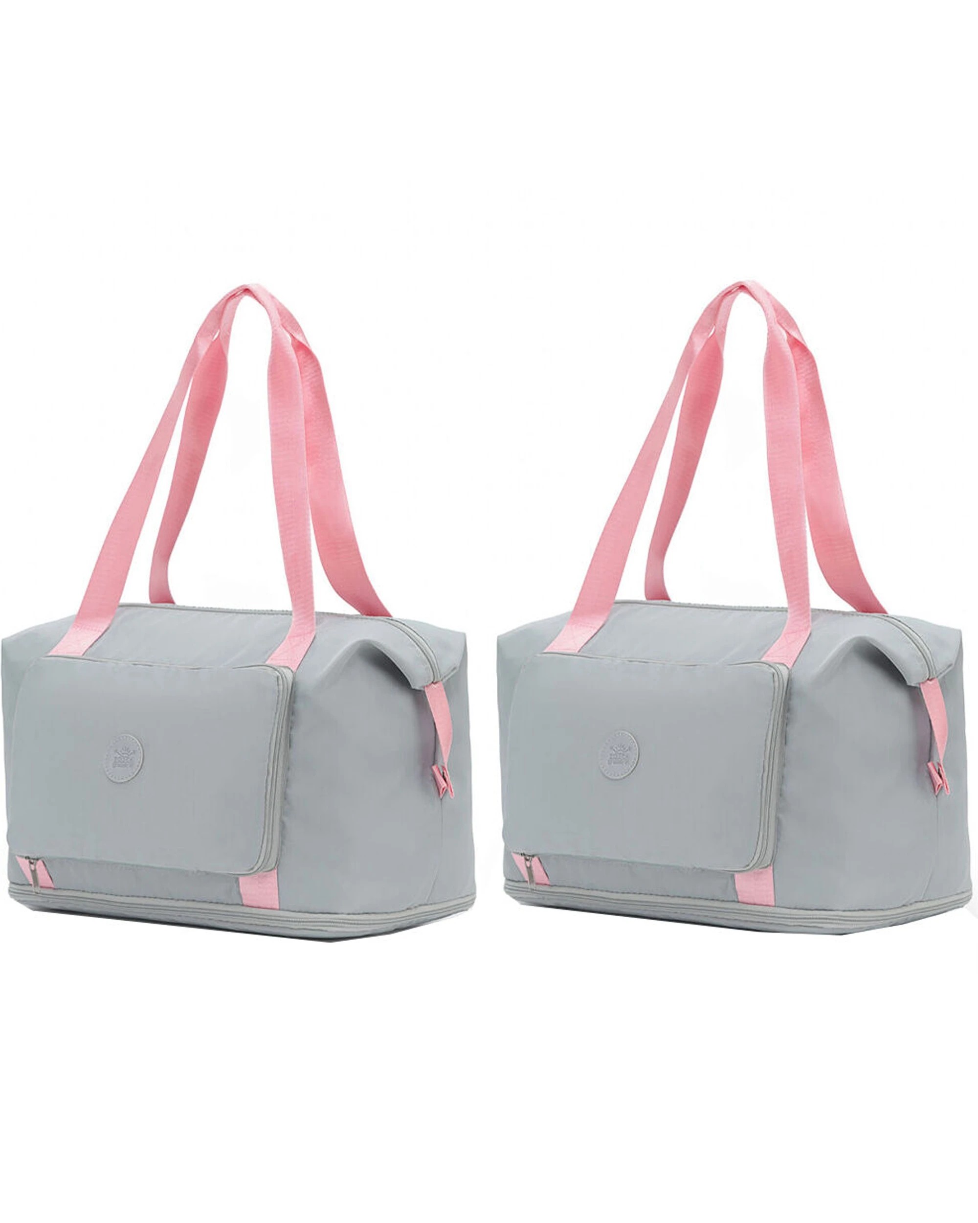 1 Tosca 2Pk Foldable & Expandable Holiday/Travel Tote Bag - Multi, 1 of 6