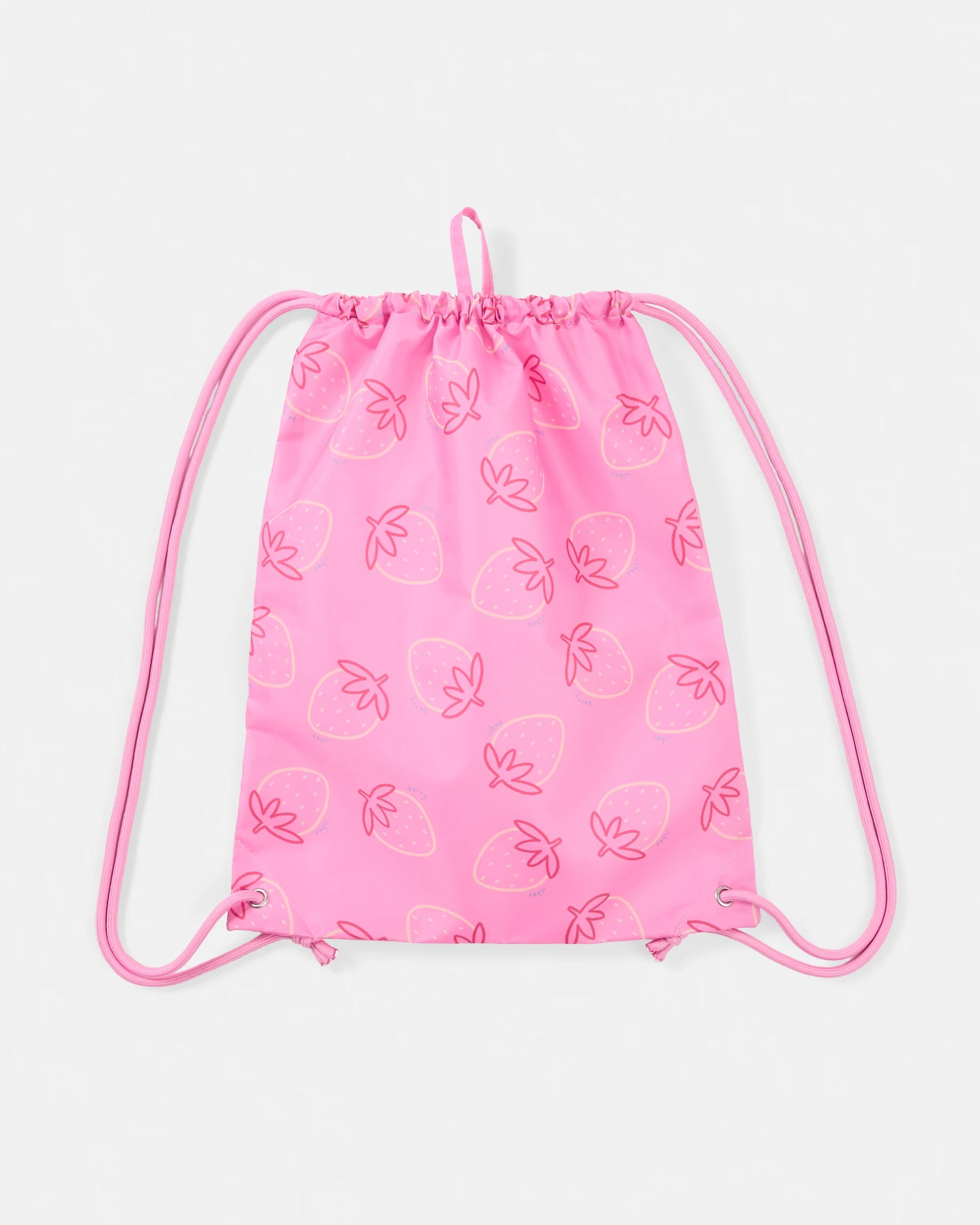 1 Drawstring Bag Pnk Berry, 1 of 4