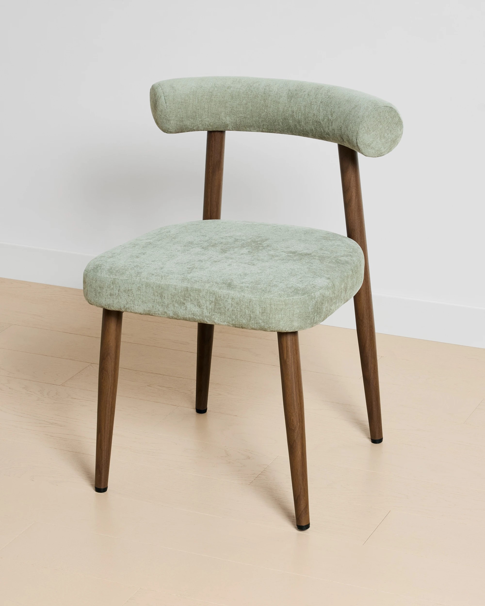 1 Henry Upholstered Dining Chair - Green, 1 of 7
