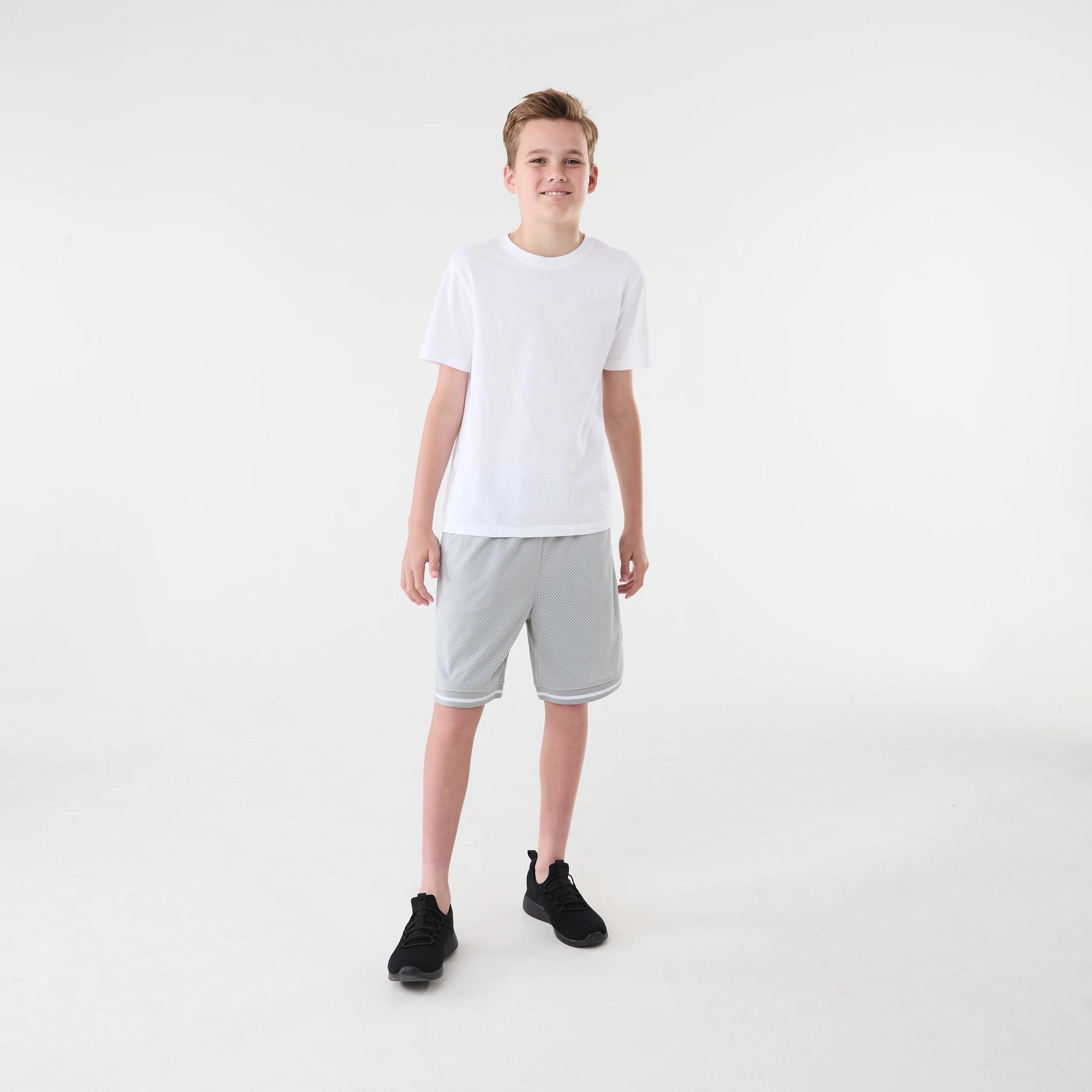 6 Active Kids Mesh Shorts ICE GRAY, 6 of 7