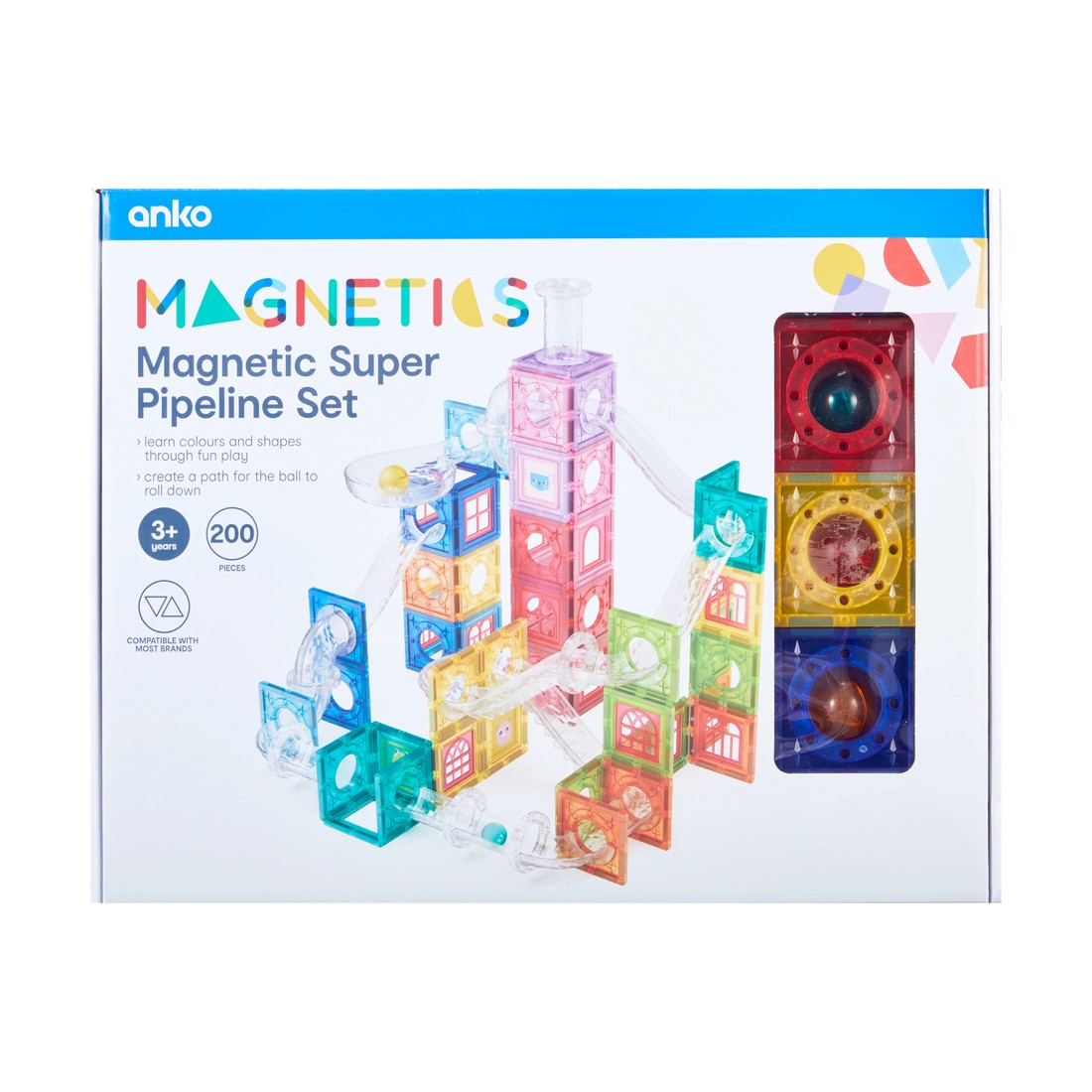 6 200 Piece Magnetic Super Pipeline Set, 6 of 6