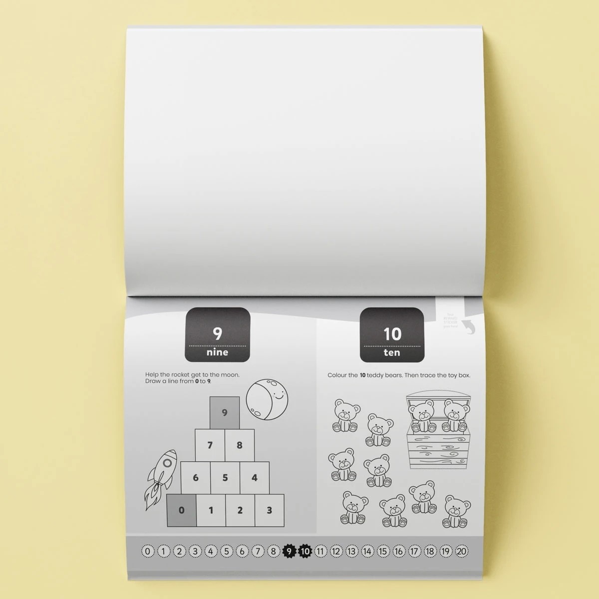 4 Jr. Explorers: My Counting Pad Activity Set with Lap Desk - Book, 4 of 5
