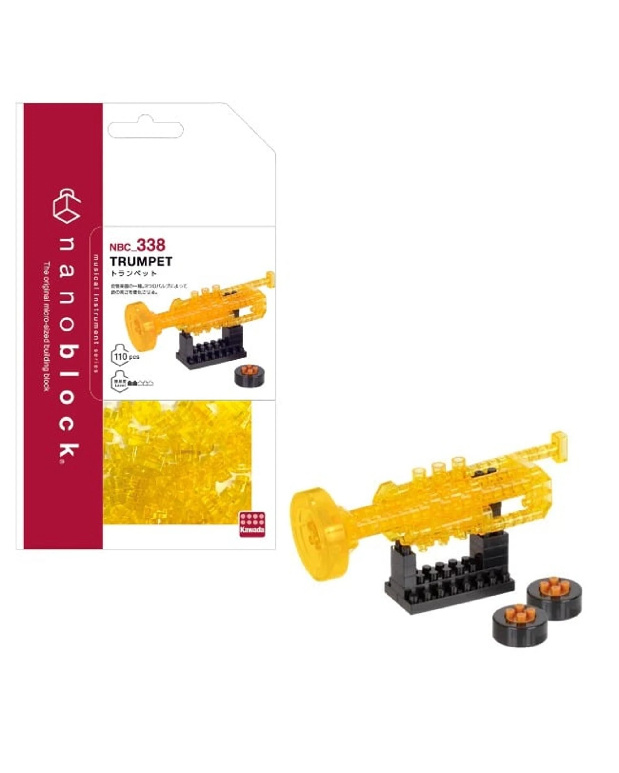 1 Nanoblock Trumpet - Yellow, 1 of 4