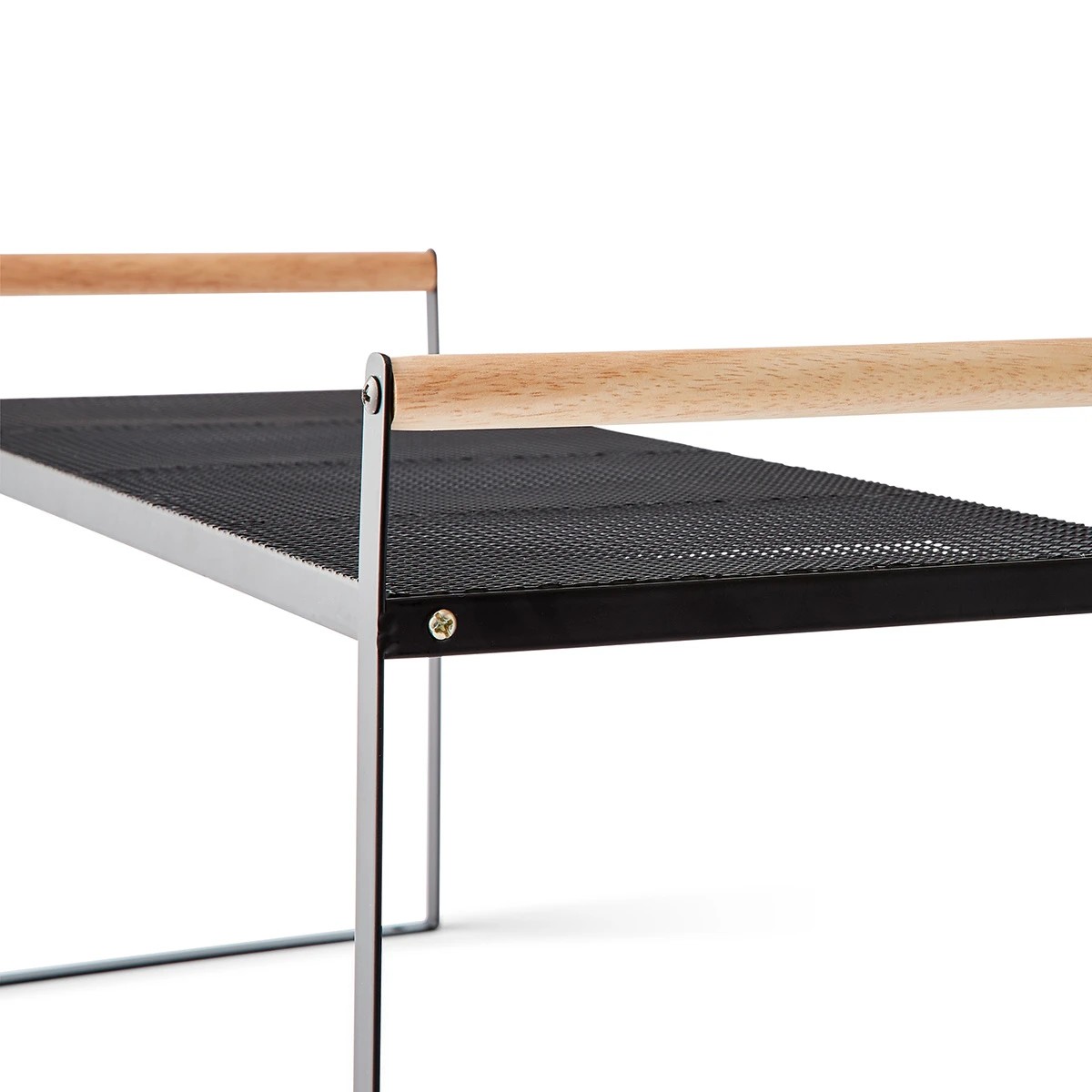 6 Large Wire and Wood Shelf, 6 of 8