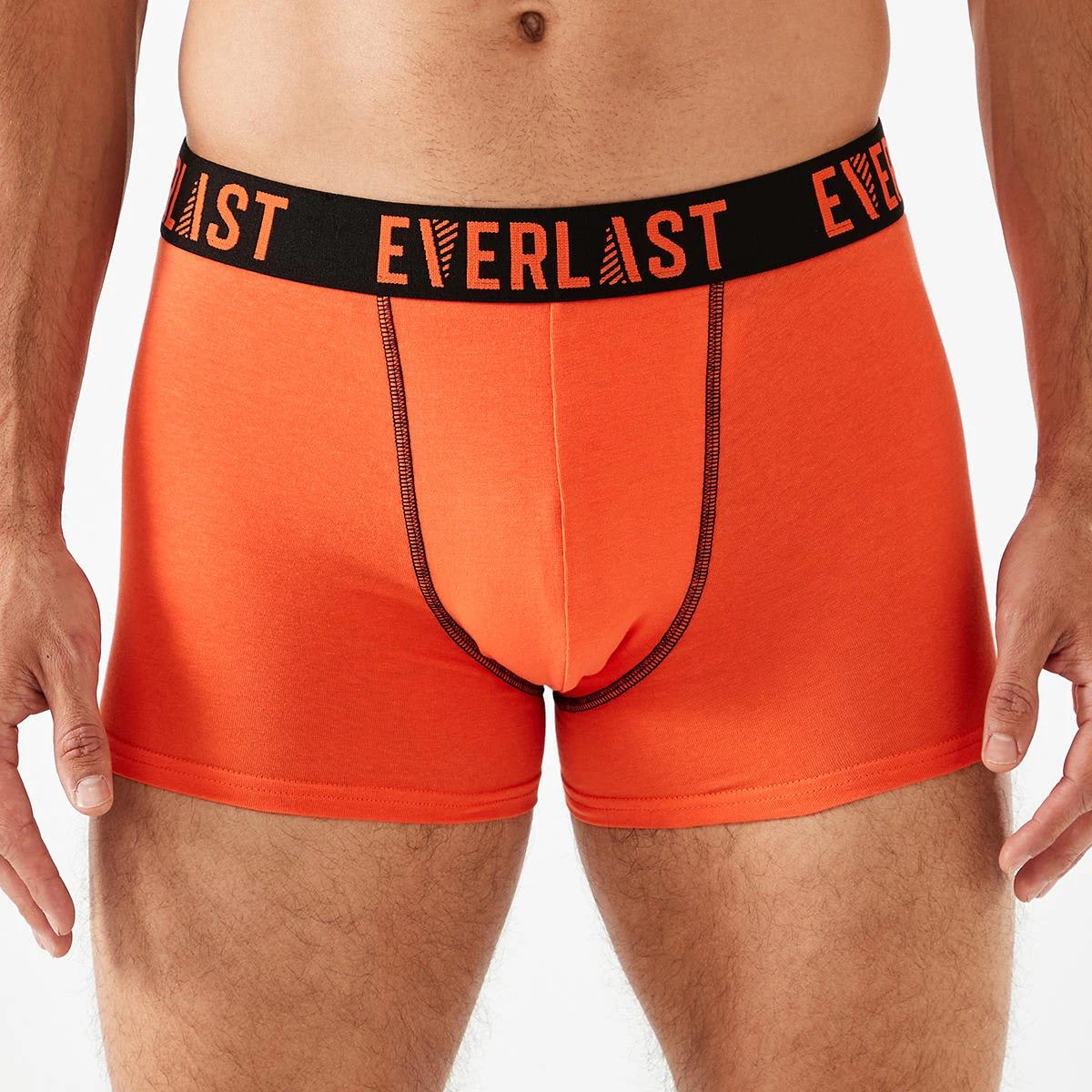 2 3 Pack Everlast Mens Workwear Trunks Print Logo, 2 of 7