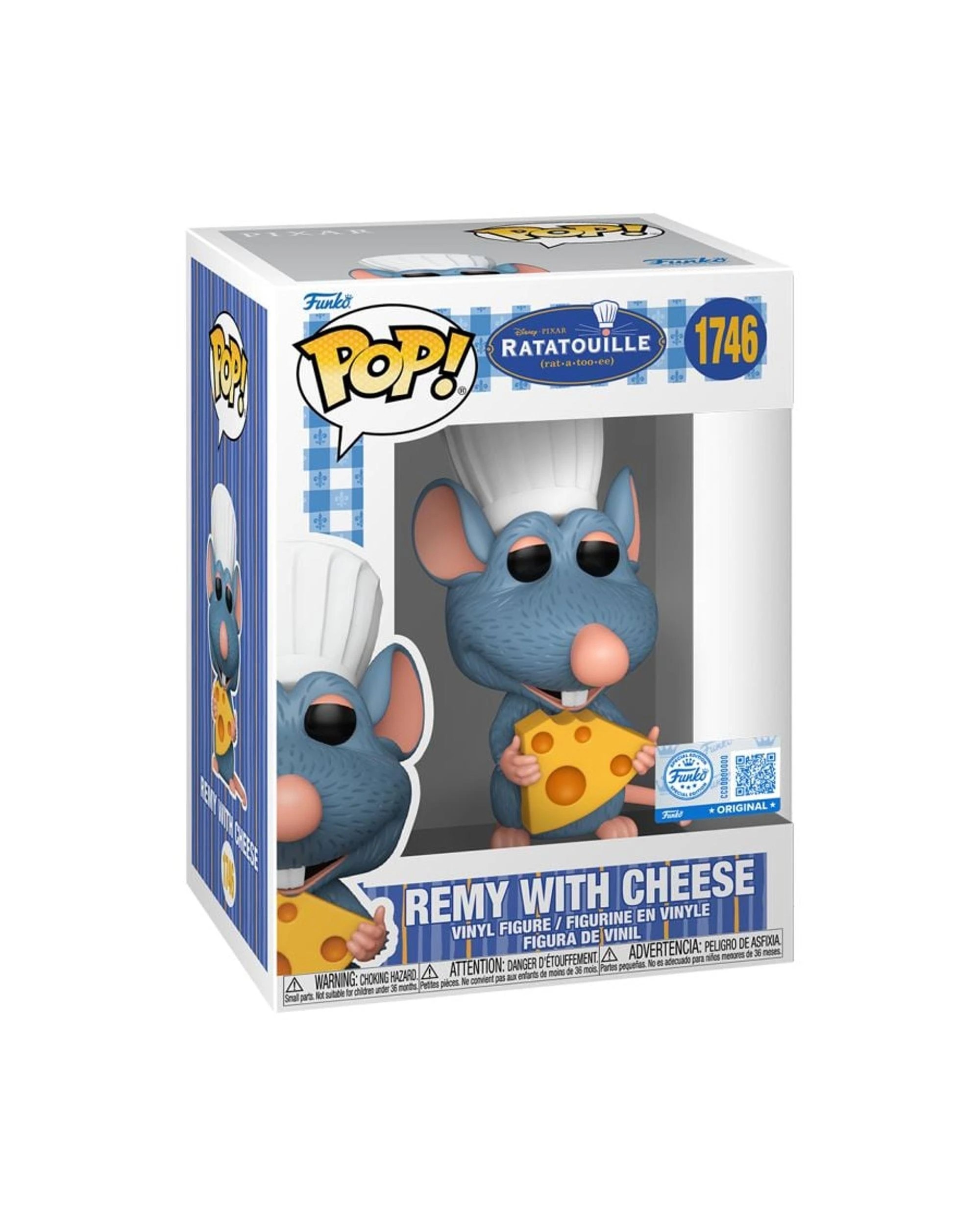 3 Ratatouille Remy with Cheese Funko POP! Vinyl, 3 of 3