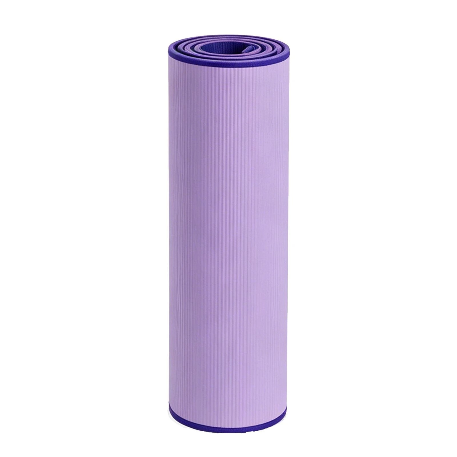 4 Ausway 10mm Thick Yoga Mat Non-Slip NBR Fitness Exercise Pad for Pilates, Gym, Stretching Workouts 185x80cm, 4 of 6