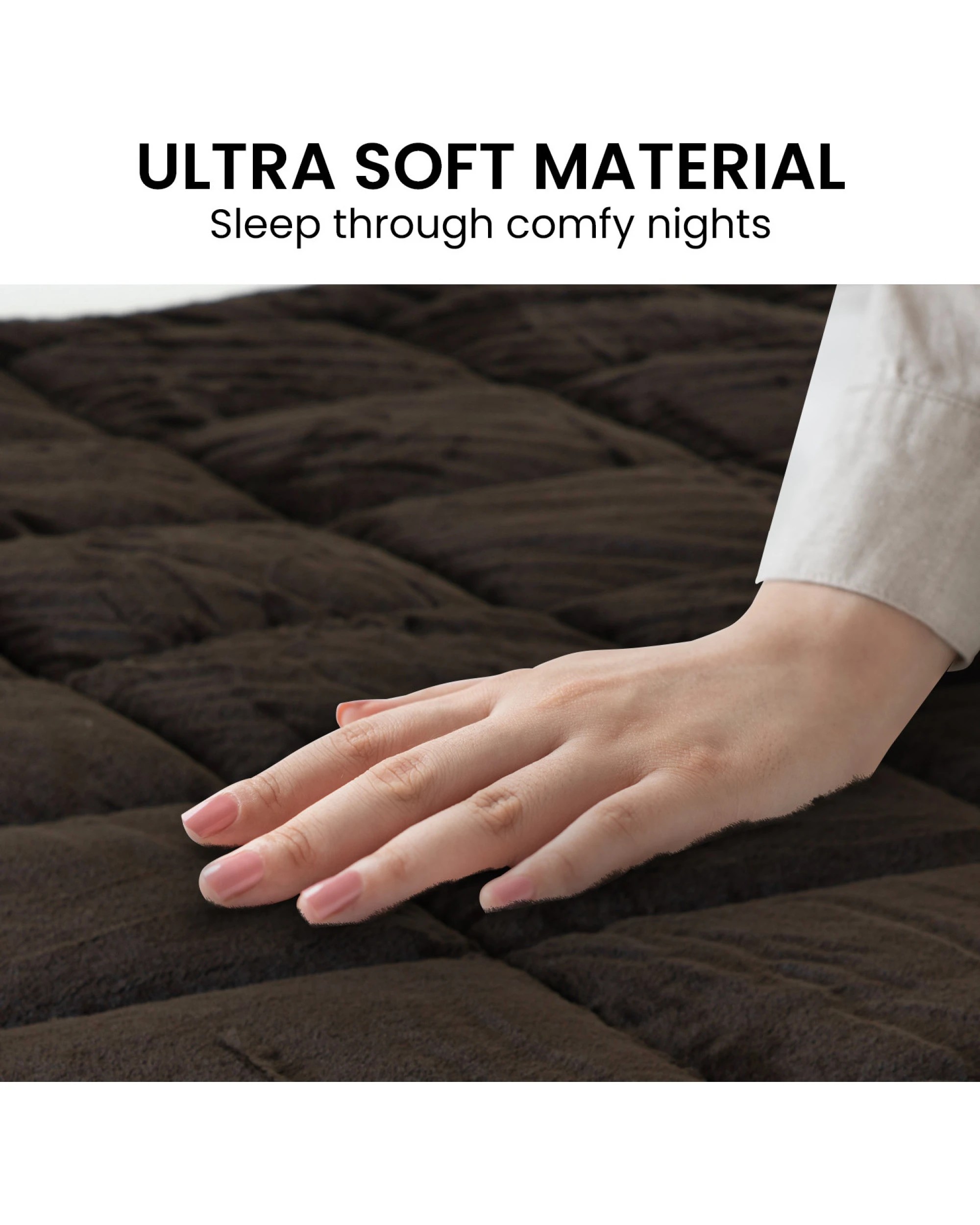 8 Laura Hill 600gsm Faux Mink Quilt Comforter Doona
 - King Bed, 8 of 10