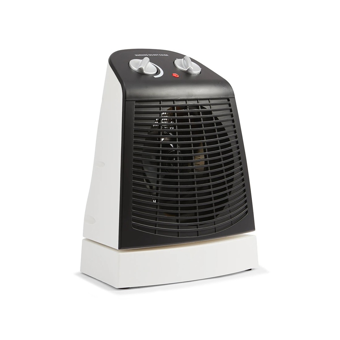 4 Oscillating Fan Heater - Black and White, 4 of 9