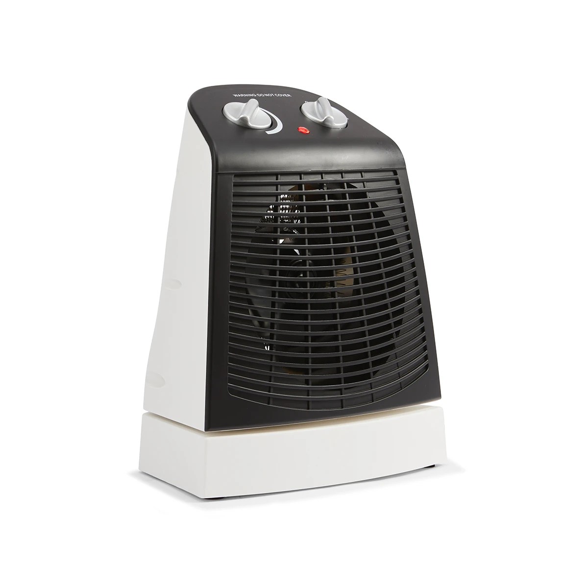 4 Oscillating Fan Heater - Black and White, 4 of 9
