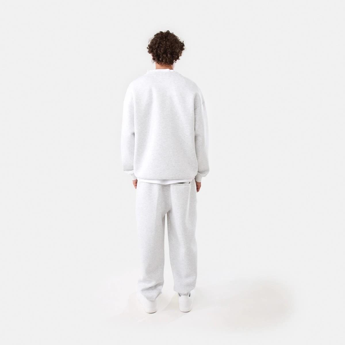 4 Scuba Oversized Crew Neck Sweatshirt WHITE MARLE, 4 of 6