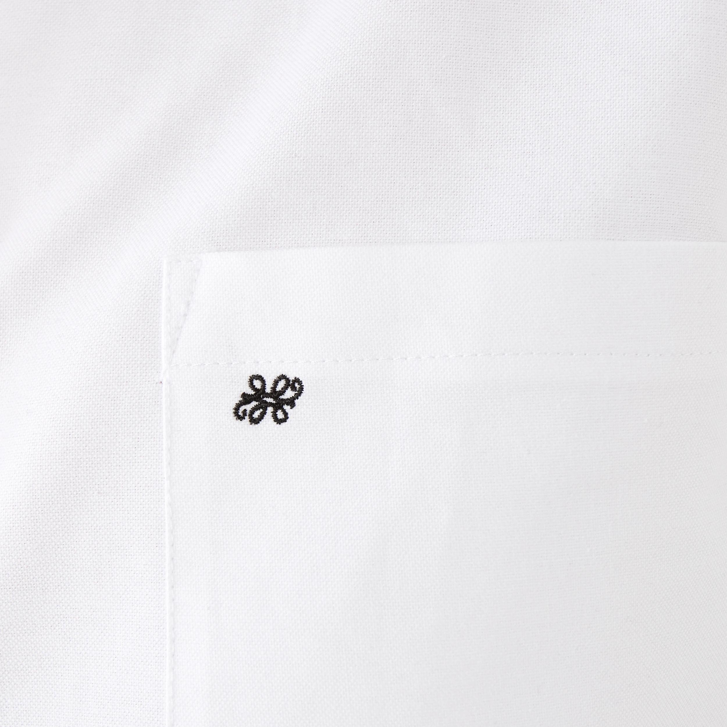 7 Long Sleeve Oxford Shirt White, 7 of 7