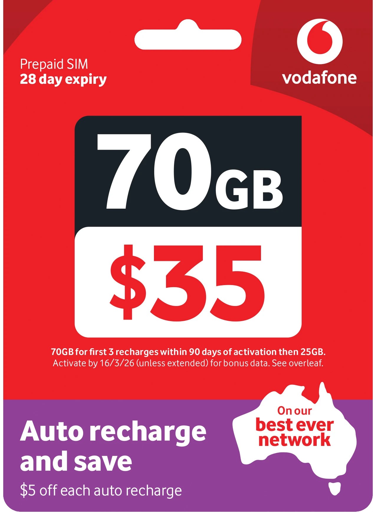 2 Vodafone $35 Prepaid SIM Starter Pack, 2 of 2