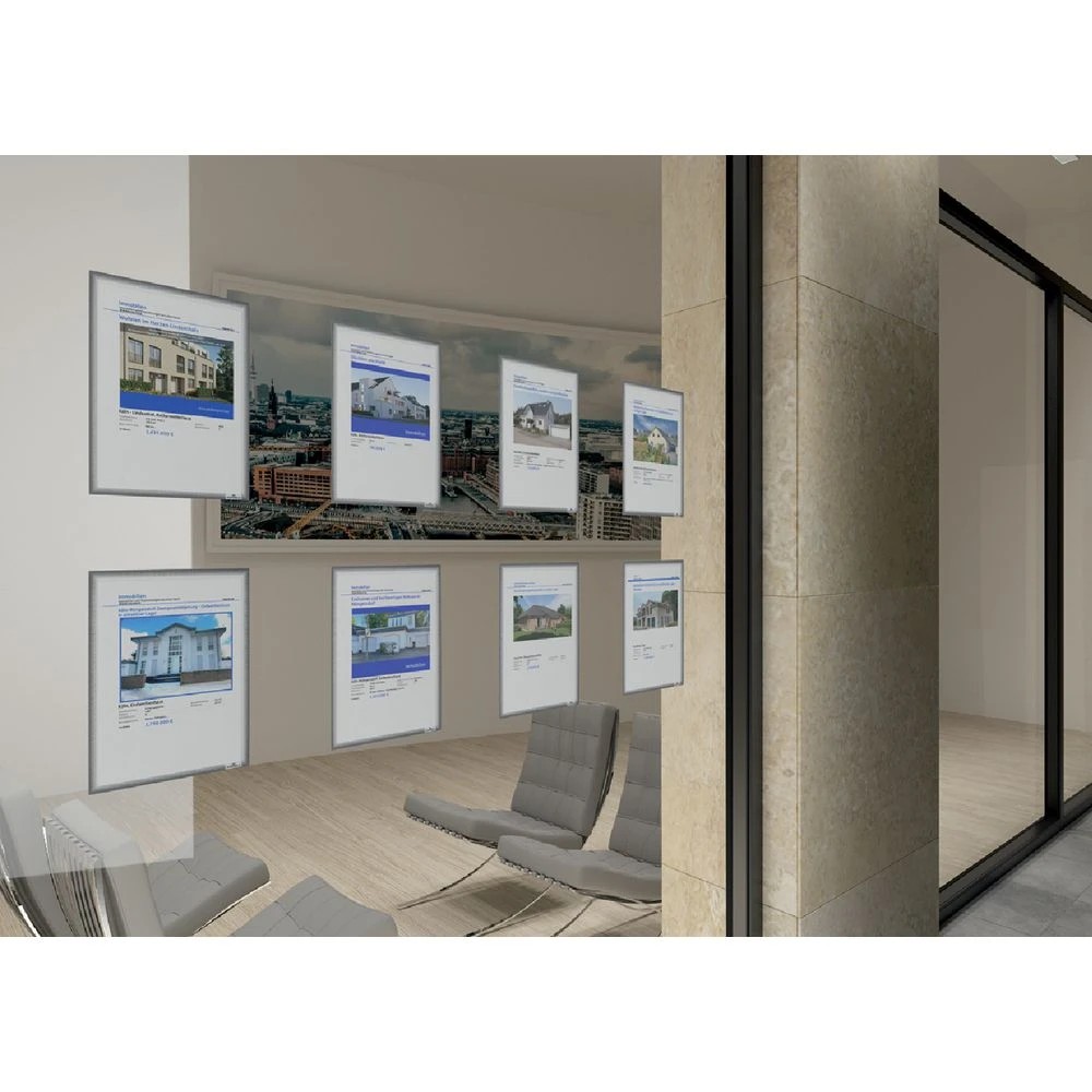 5 Durable Static Sign Holder A4, 5 of 7