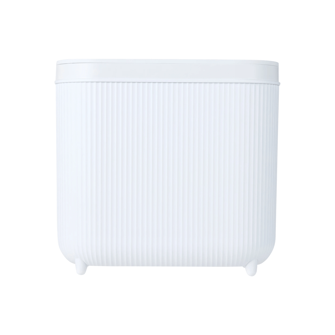 2 8L Push Top Bin - White, 2 of 7