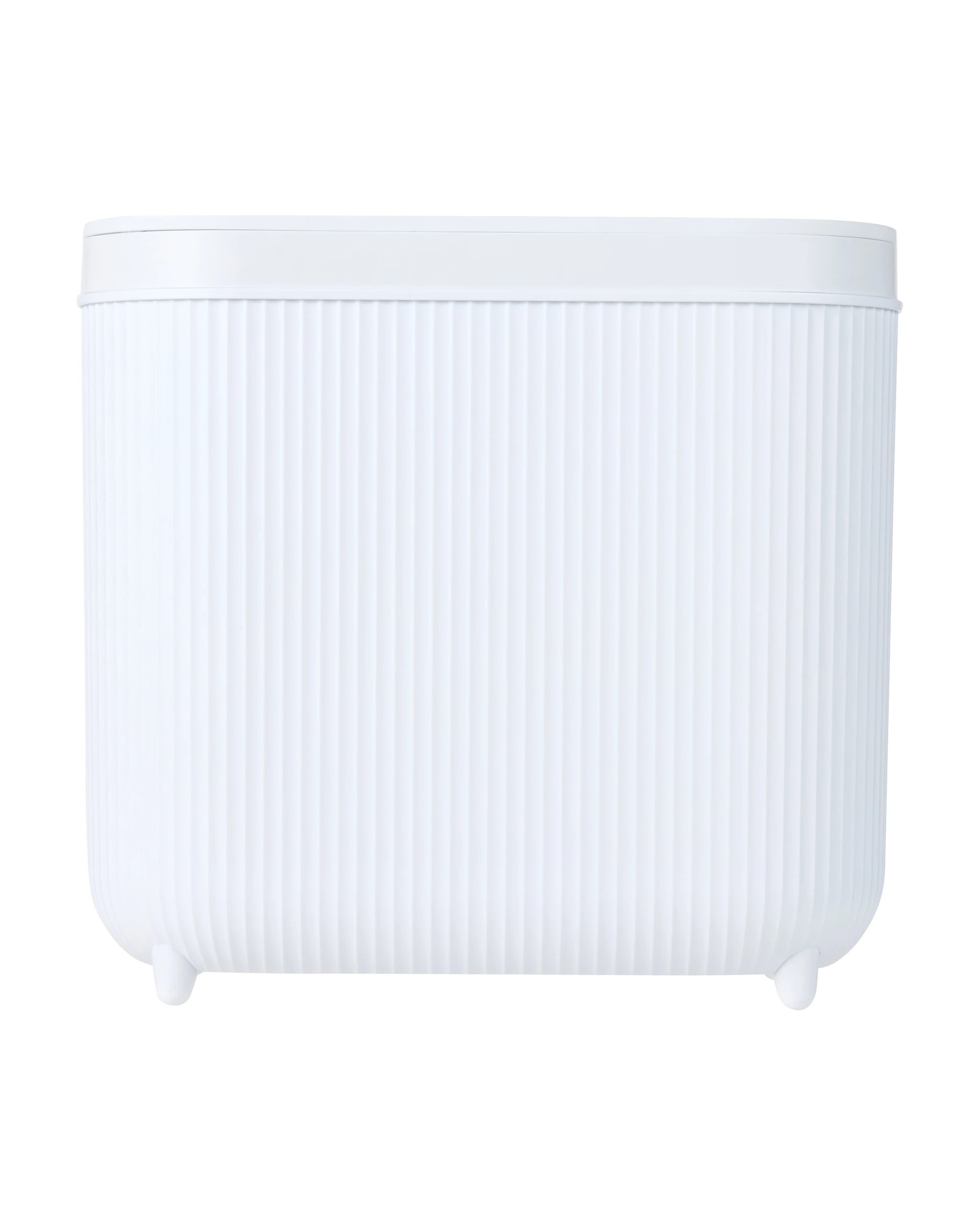 2 8L Push Top Bin - White, 2 of 7