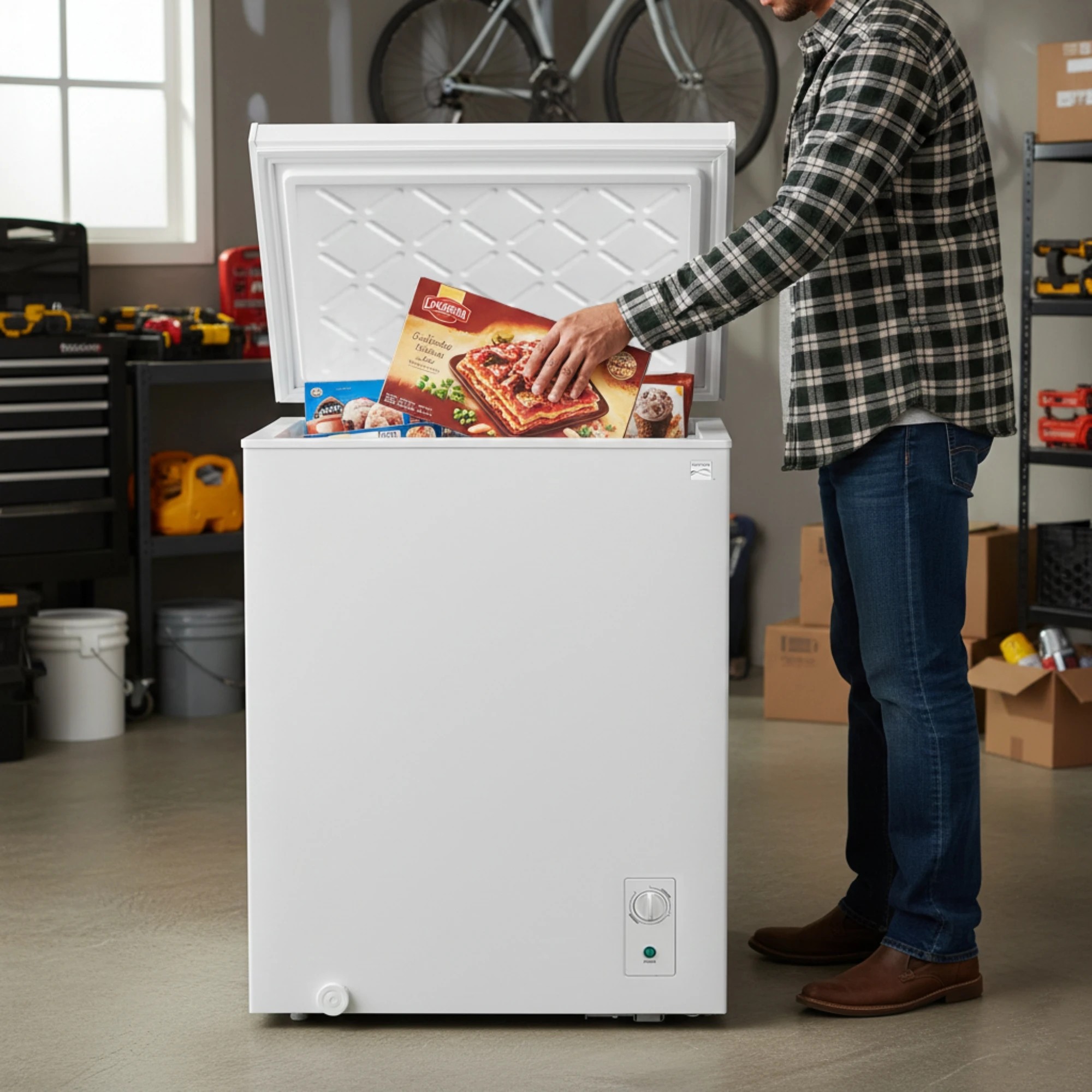 2 Kenmore Chest Freezer 99L 5 Star Fridge Mode - White, 2 of 7