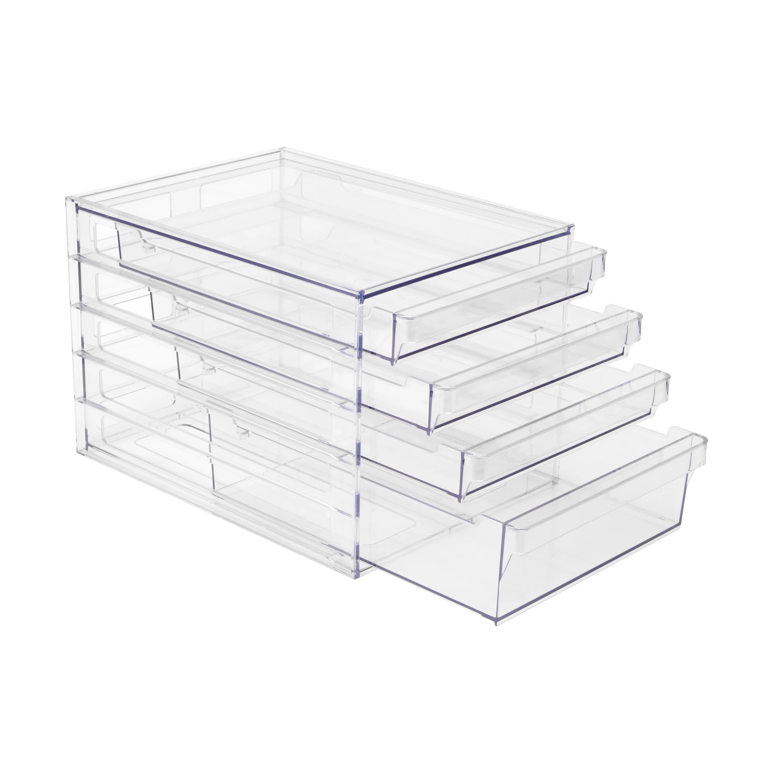 5 4 Drawer Set - Clear, 5 of 9