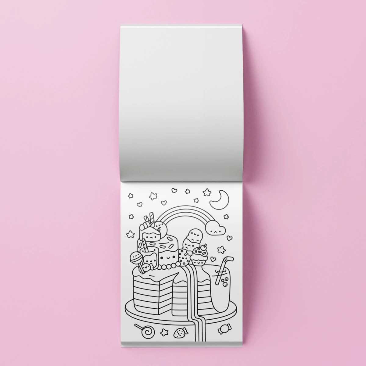 4 Kaleidoscope Colouring Kit: Kawaii Sweetlings - Book, 4 of 5