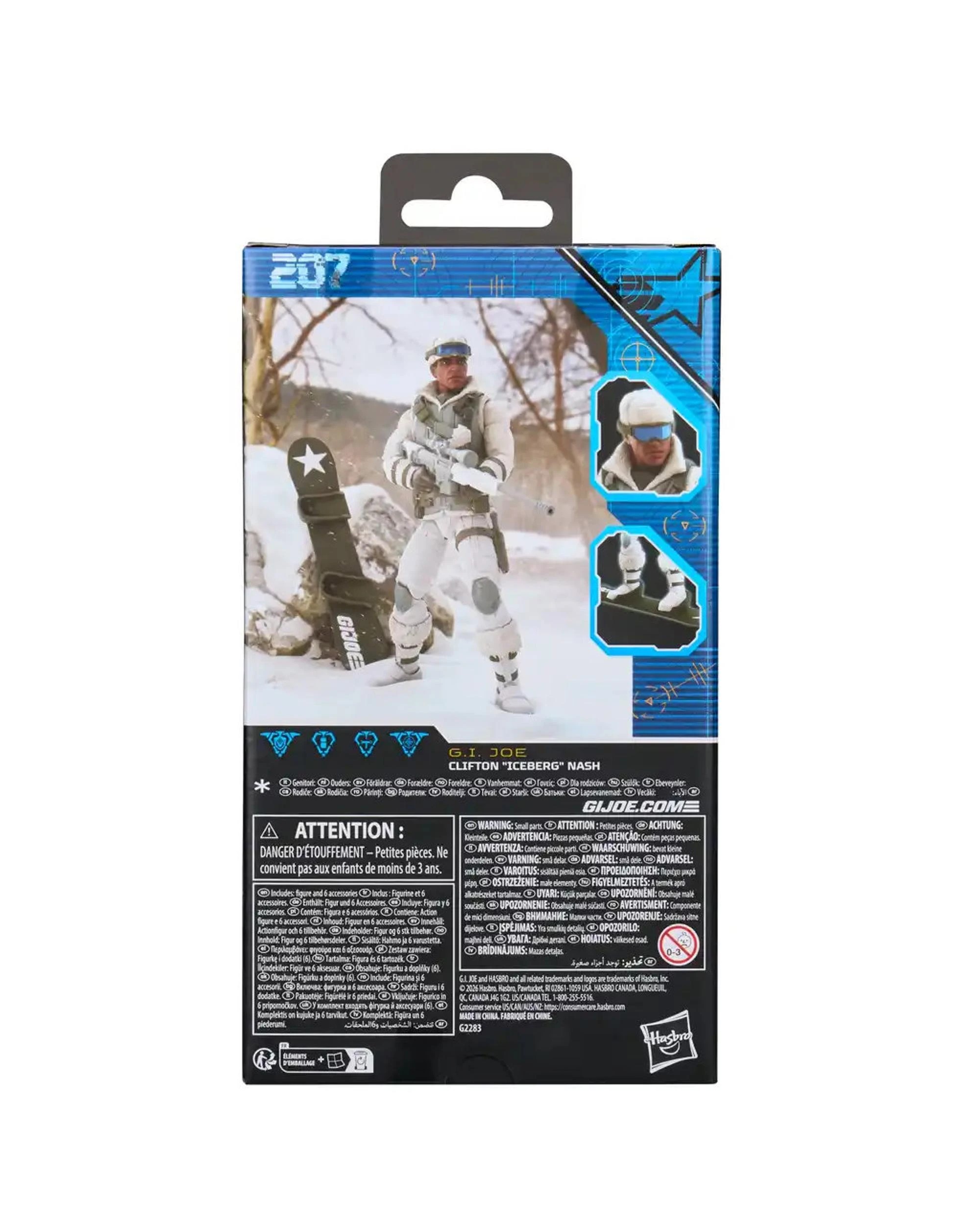 5 G.I. Joe Classified Series #207 Clifton Iceberg Nash Action Figure, 5 of 5