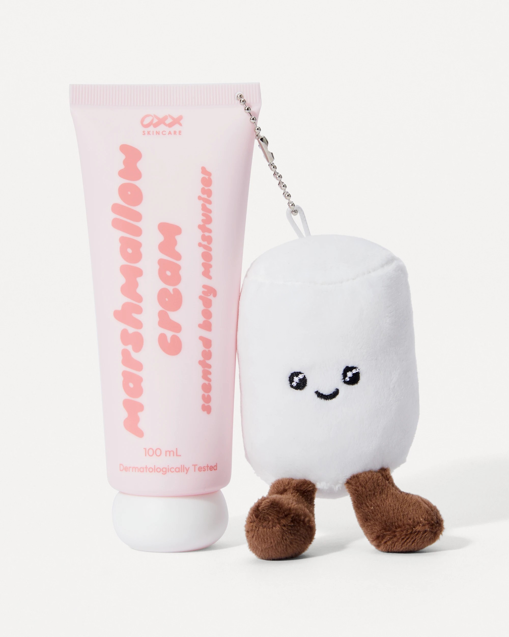 1 OXX Skincare Marshmallow Cream Scented Body Moisturiser 100ml, 1 of 5